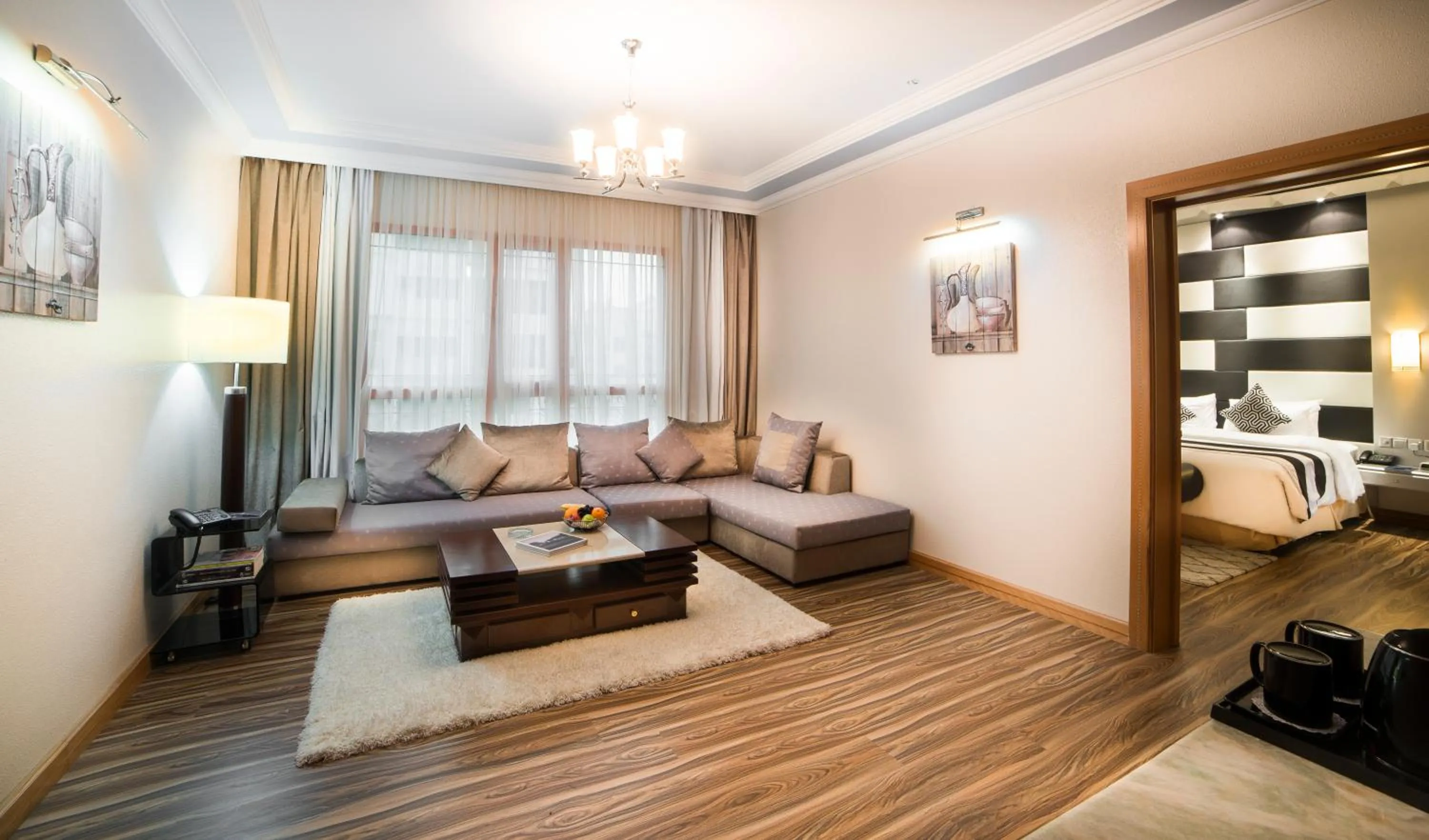 Bed in Swiss International Palace Hotel Manama