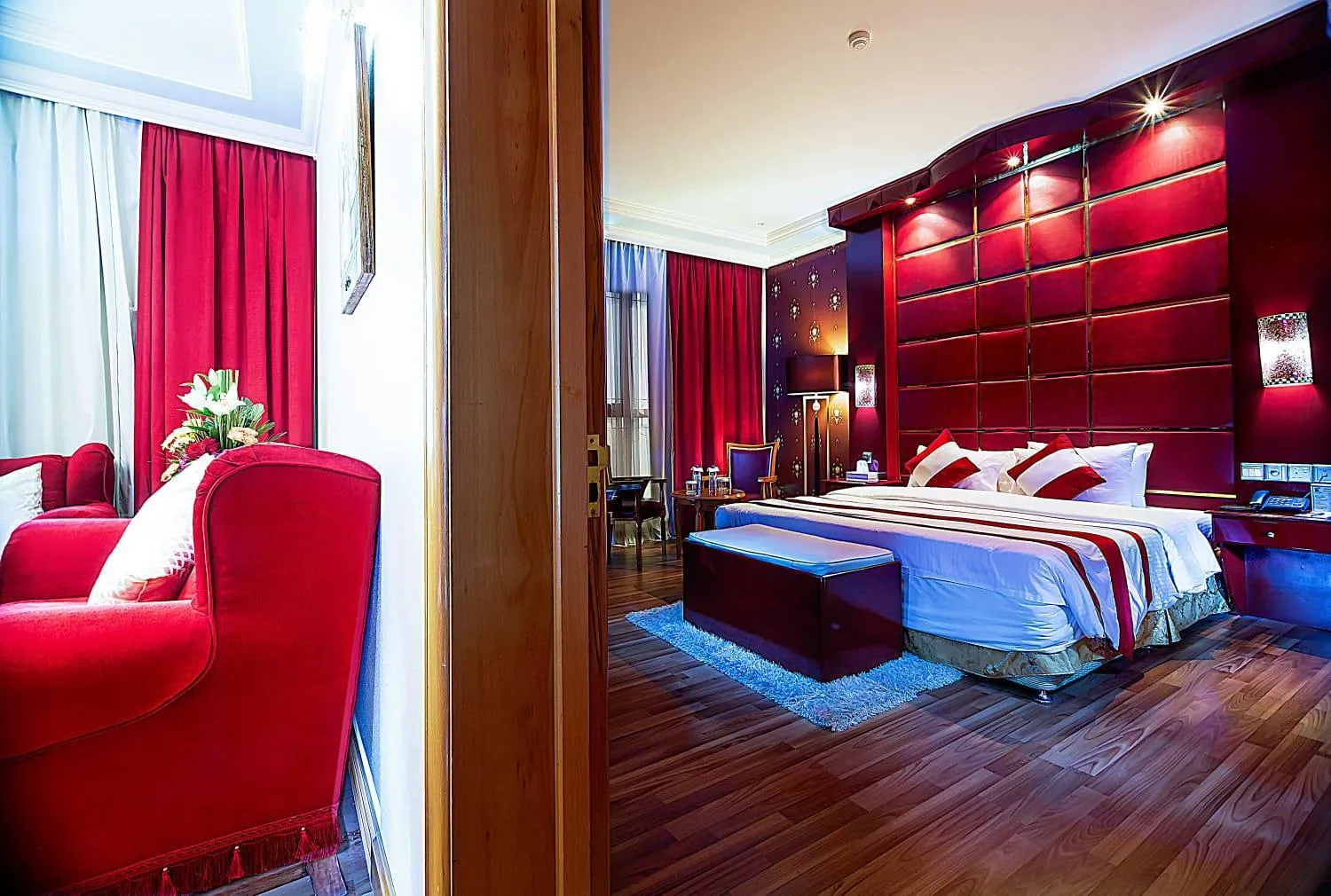 Bed in Swiss International Palace Hotel Manama