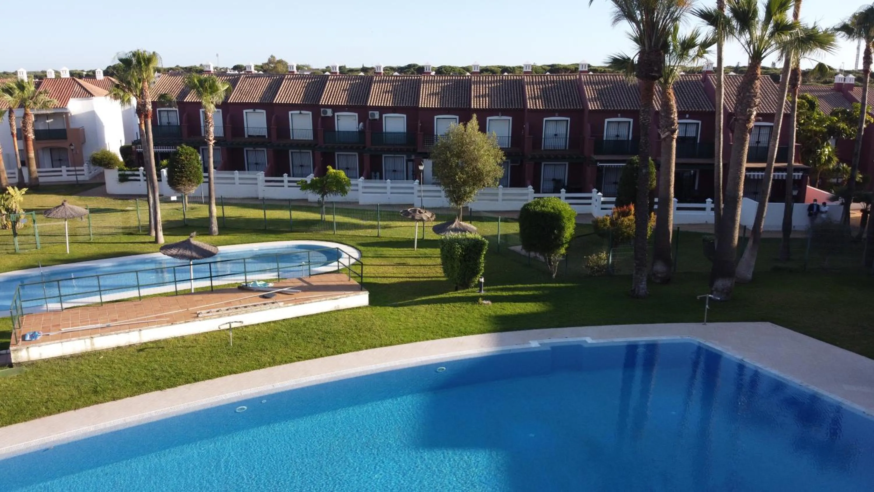 Pool view in ALDEA DEL COTO