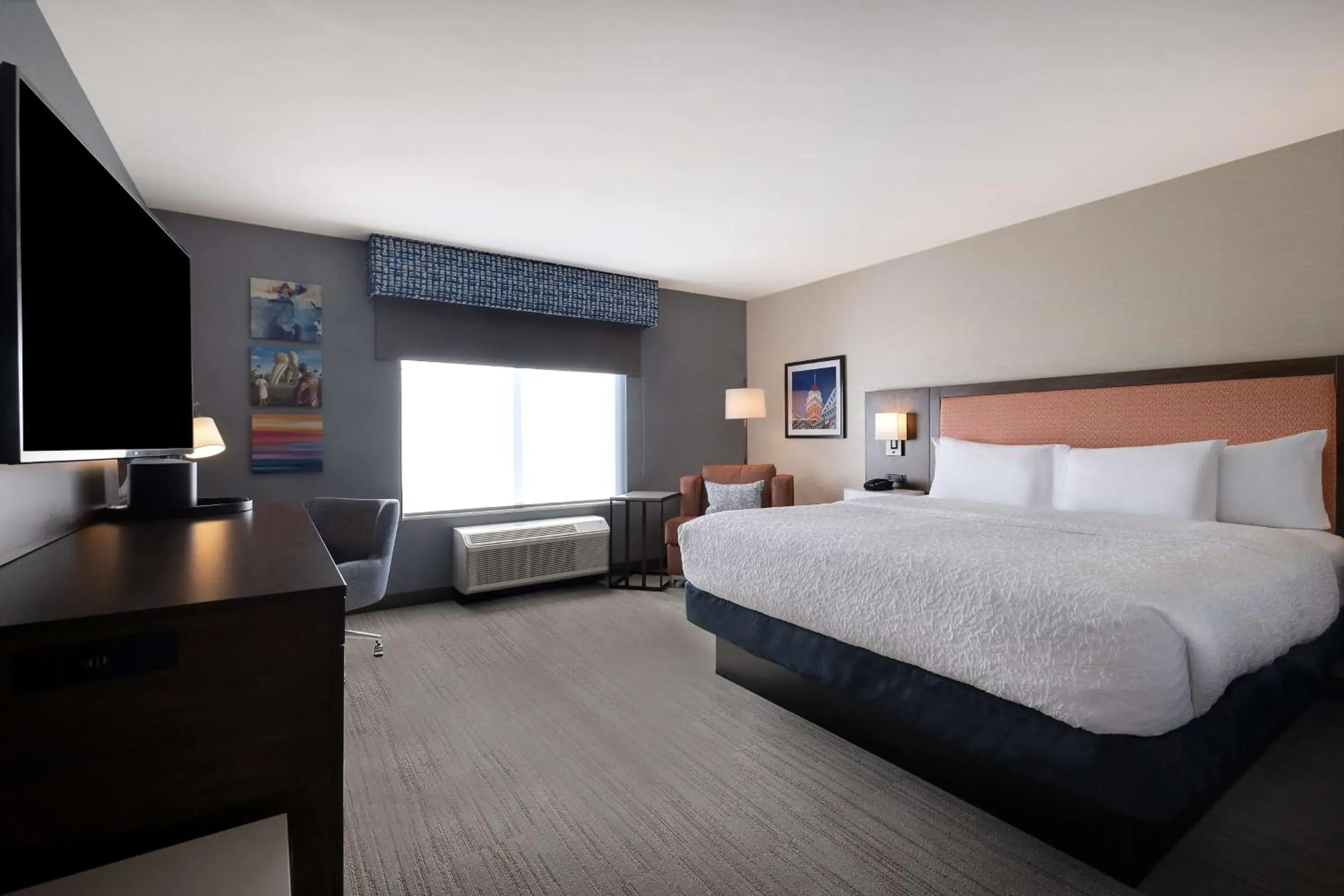 Bedroom, Bed in Hampton Inn Crown Point, In Bedroom, Bed in Hampton Inn Crown Point, In