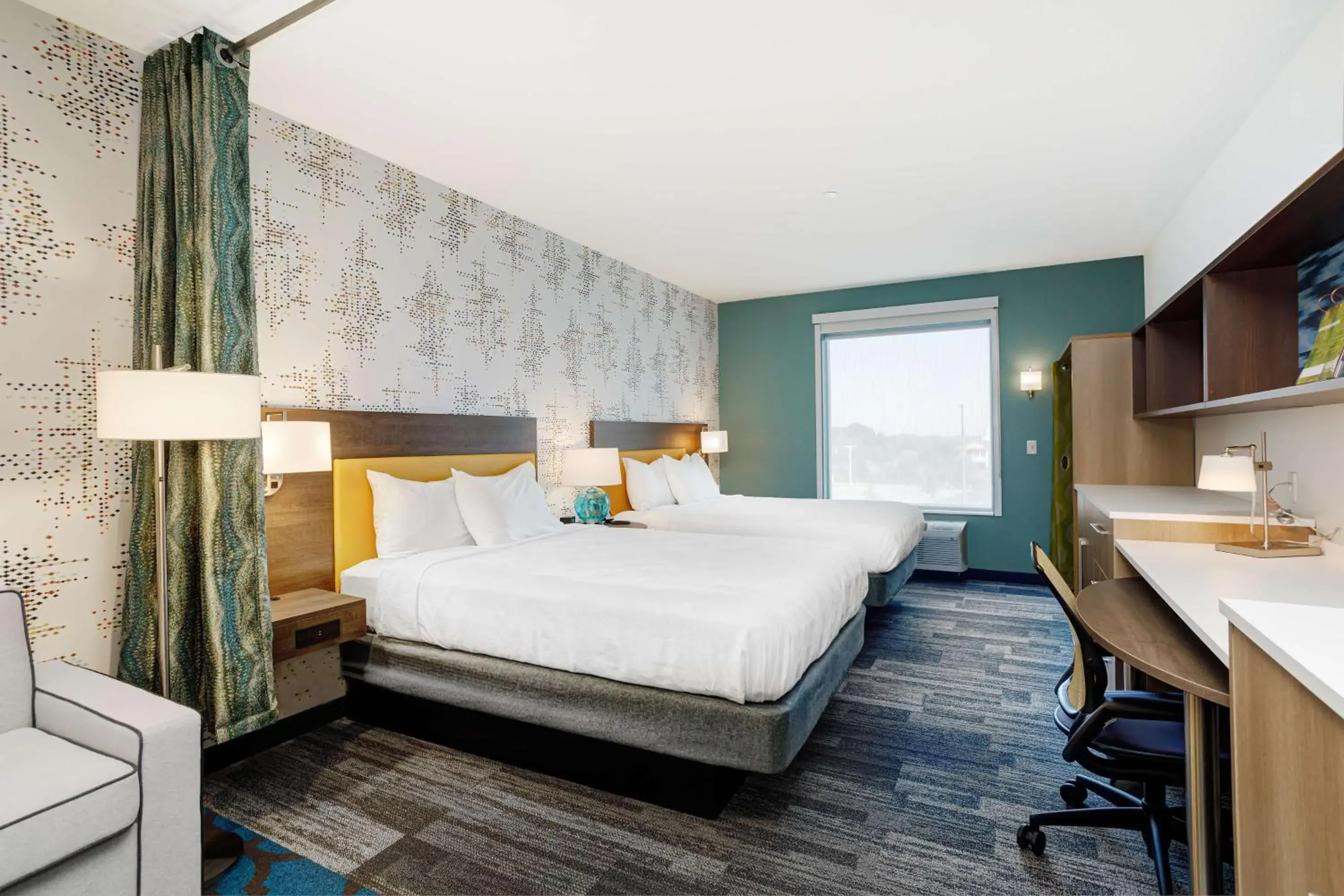 Bedroom, Bed in Home2 Suites By Hilton Johnson City, Tn Bedroom, Bed in Home2 Suites By Hilton Johnson City, Tn