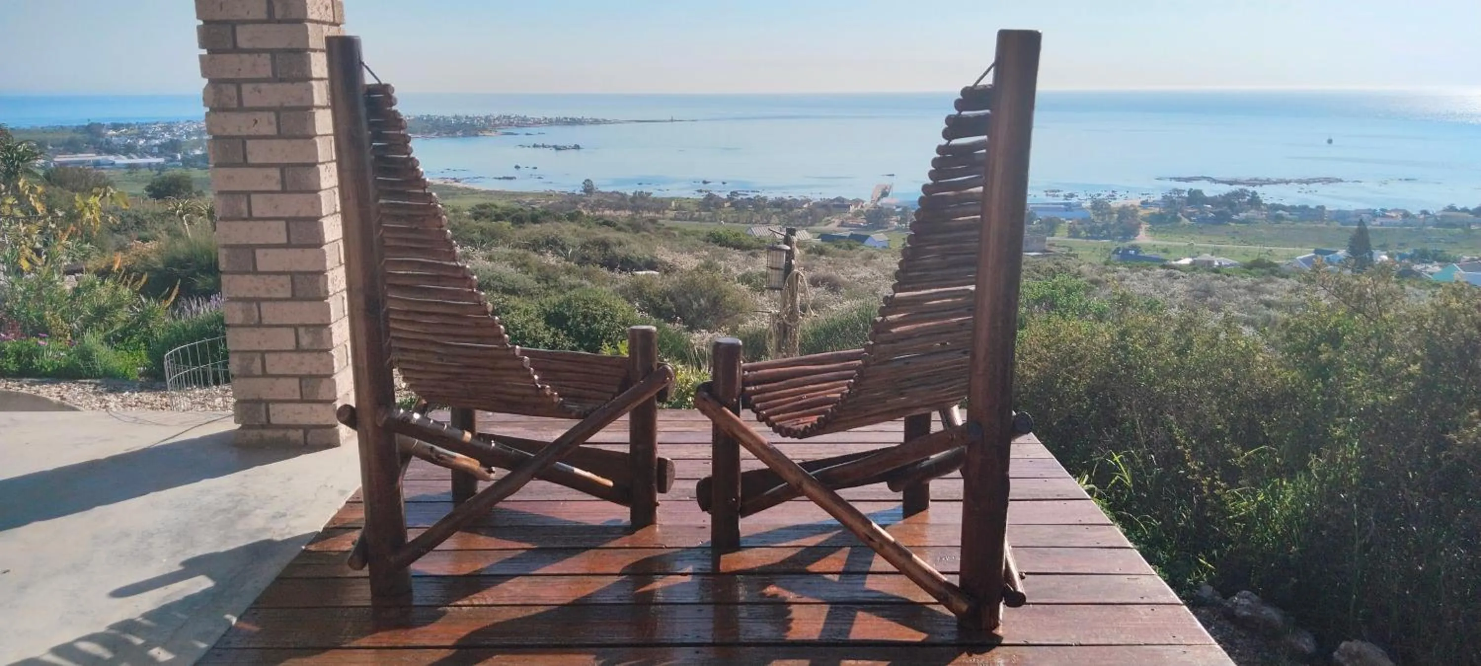 Natural landscape in Onze Uitsight Cottage