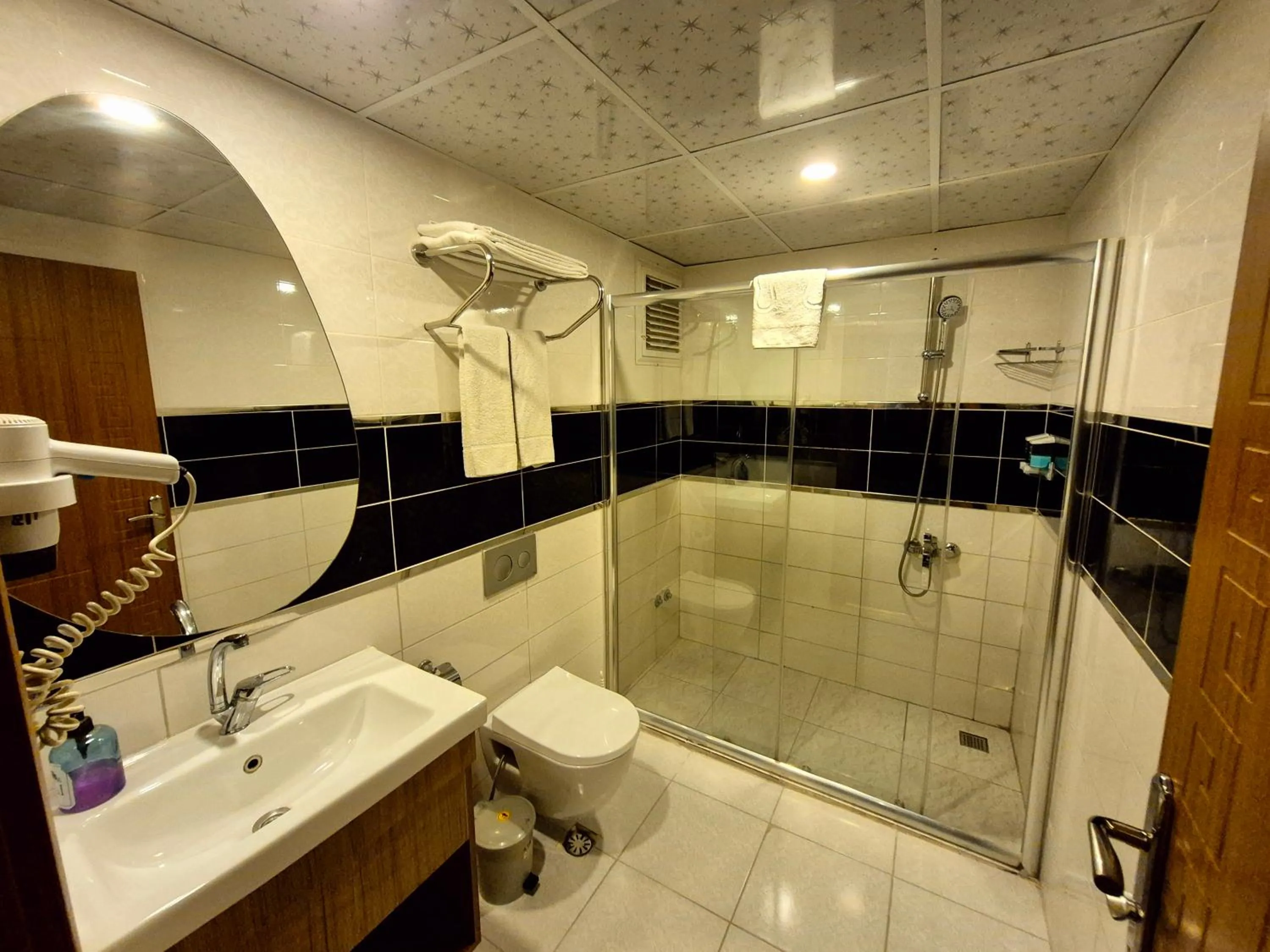 Shower in Toprak Apart Otel
