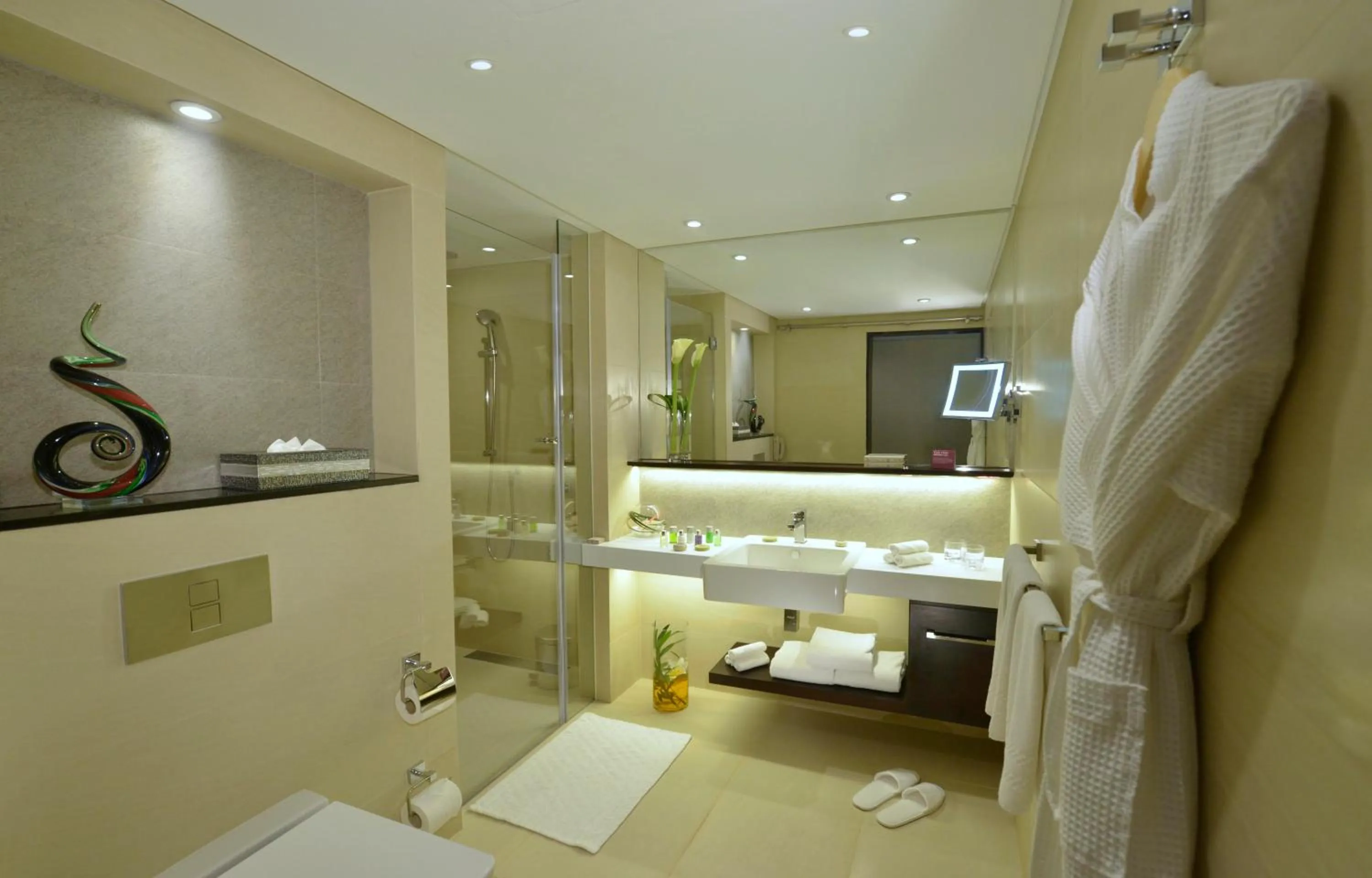 Bathroom in Crowne Plaza Bahrain by IHG
