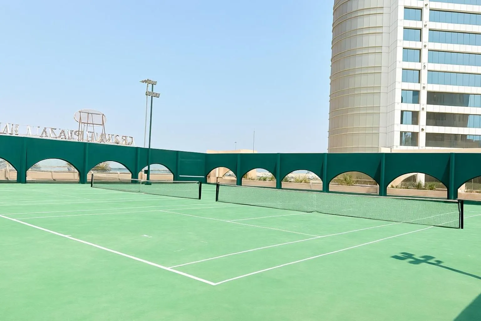 Tennis court in Crowne Plaza Bahrain by IHG