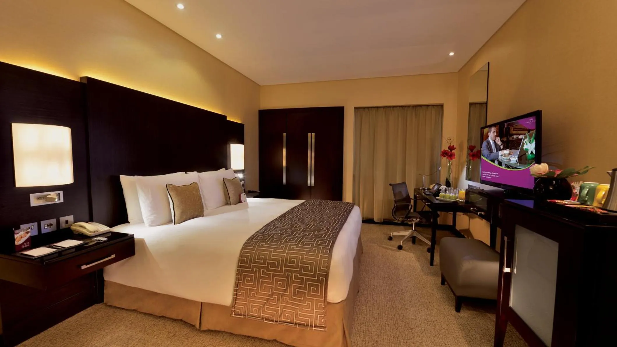 Bedroom, Bed in Crowne Plaza Bahrain by IHG