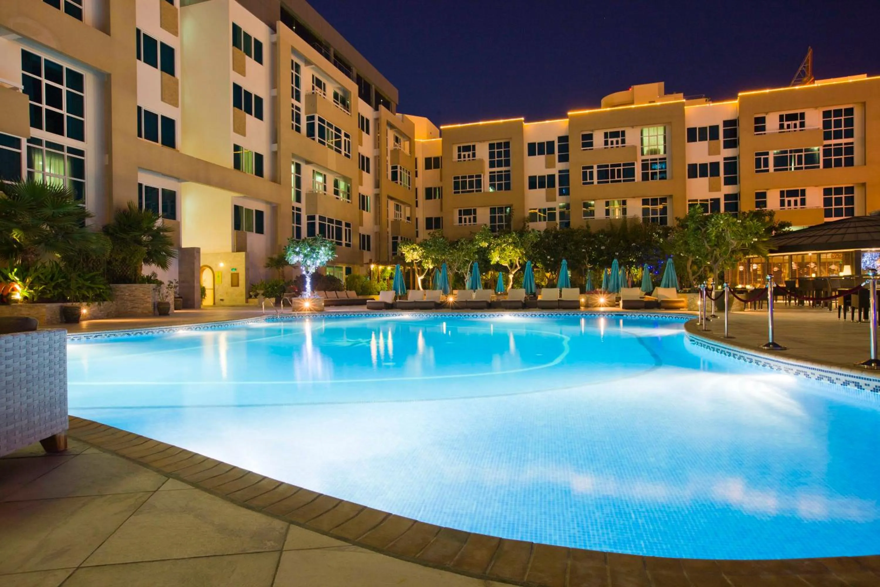 Swimming pool in Elite Seef Residence And Hotel