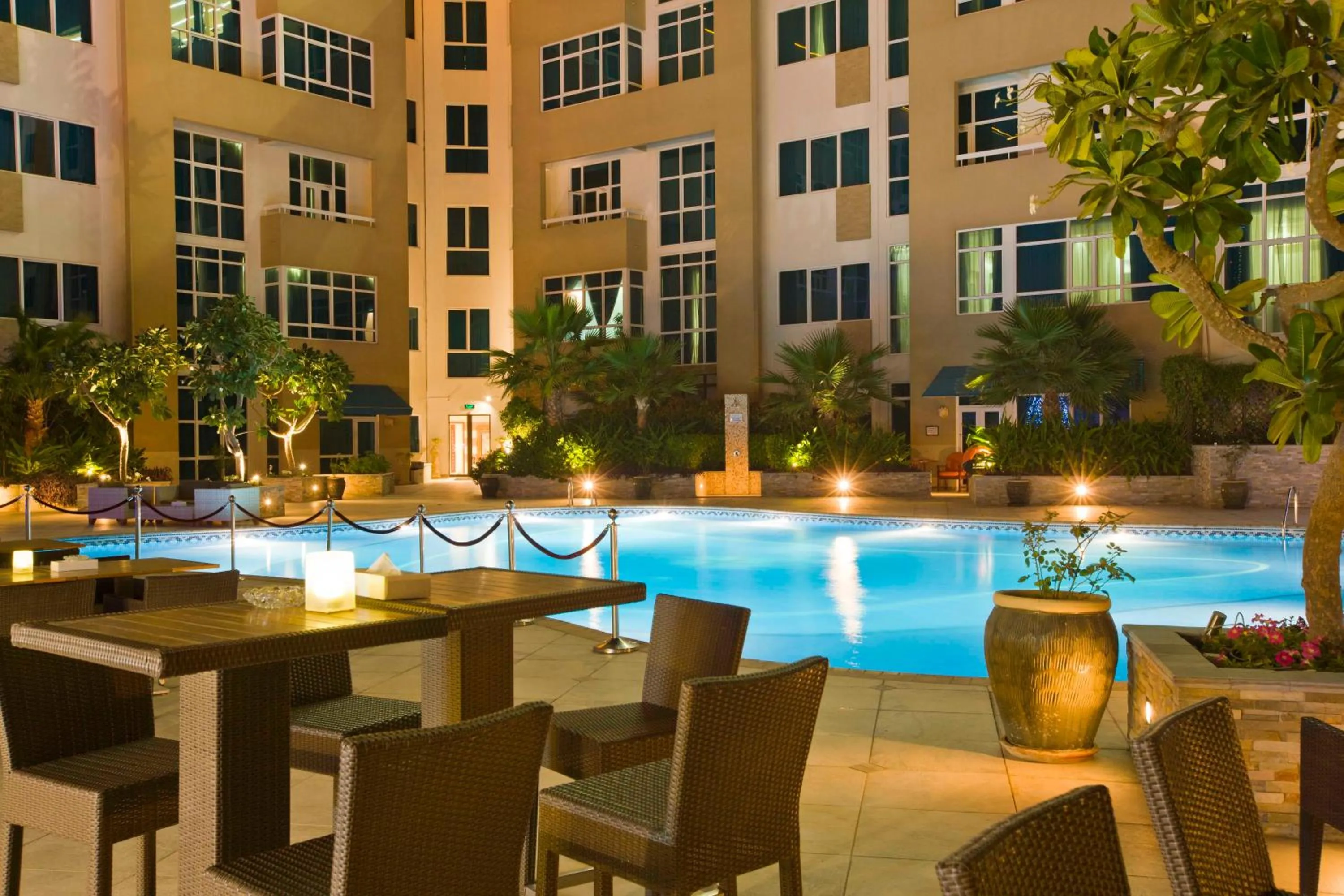 Swimming pool in Elite Seef Residence And Hotel