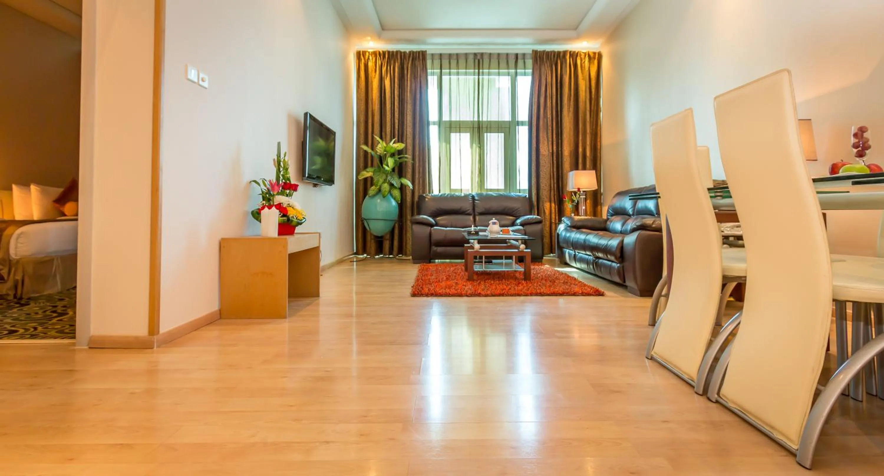 Seating area in Elite Seef Residence And Hotel