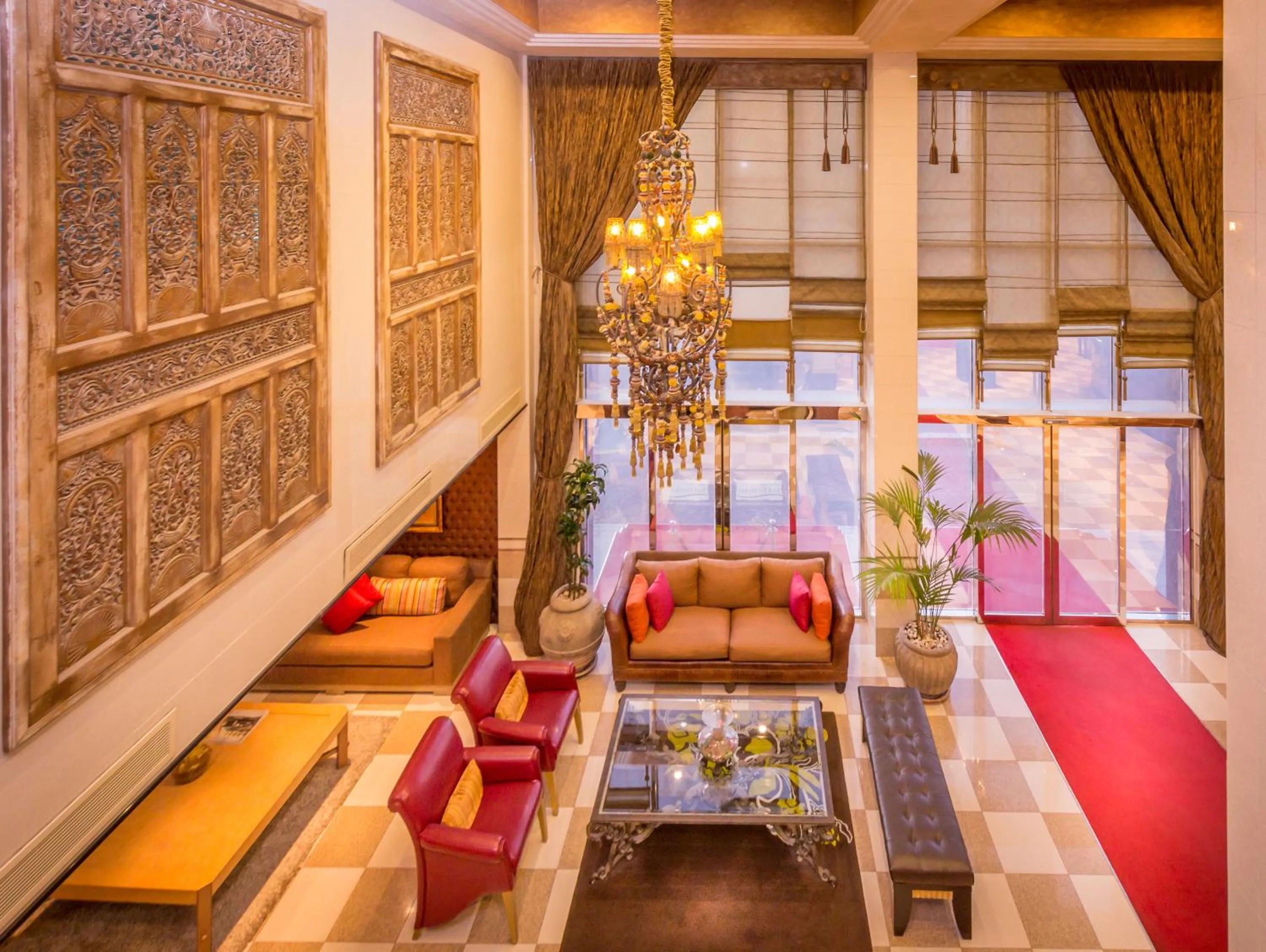 Lobby or reception in Elite Seef Residence And Hotel