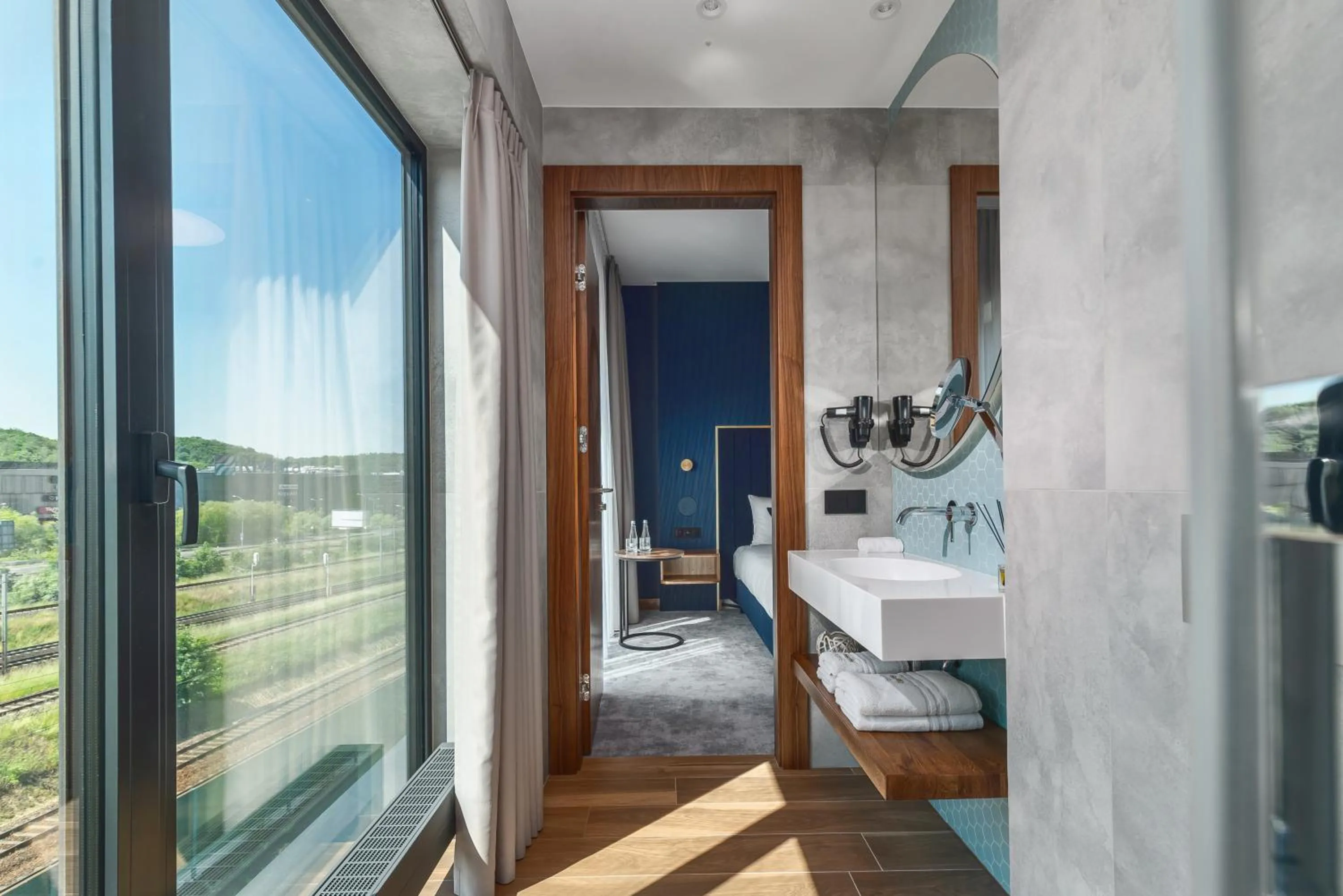 Bathroom, Bed in My Story Gdynia Hotel