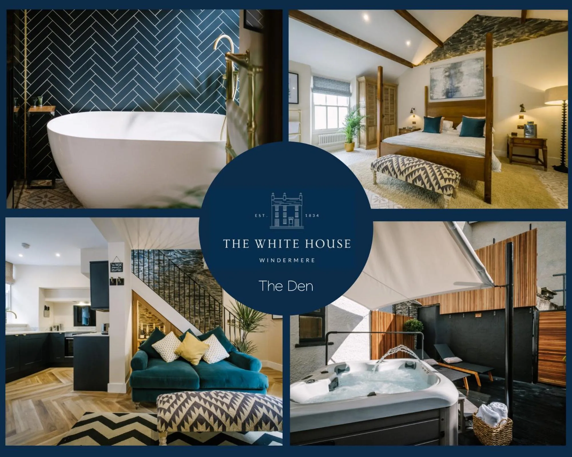 Bed in The Den - The White House Windermere
