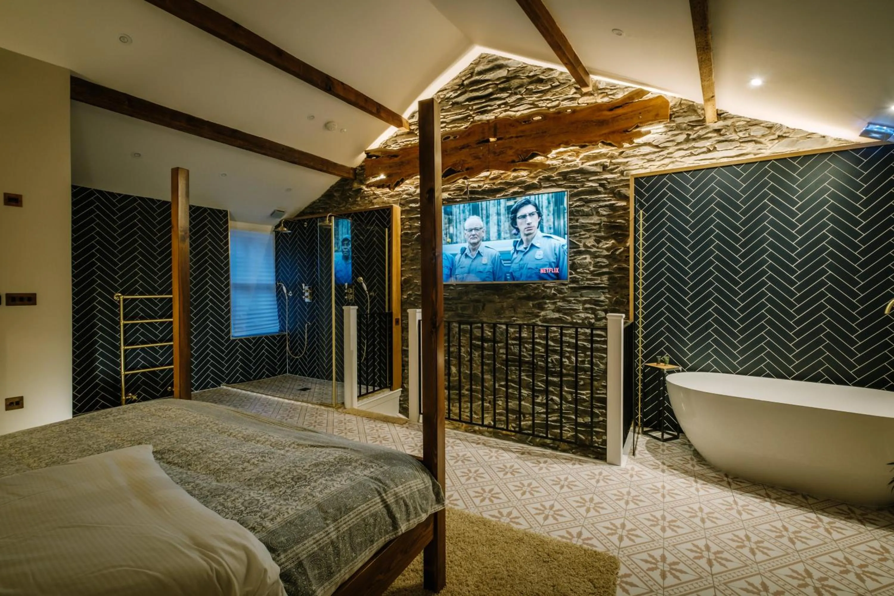 Bed in The Den - The White House Windermere