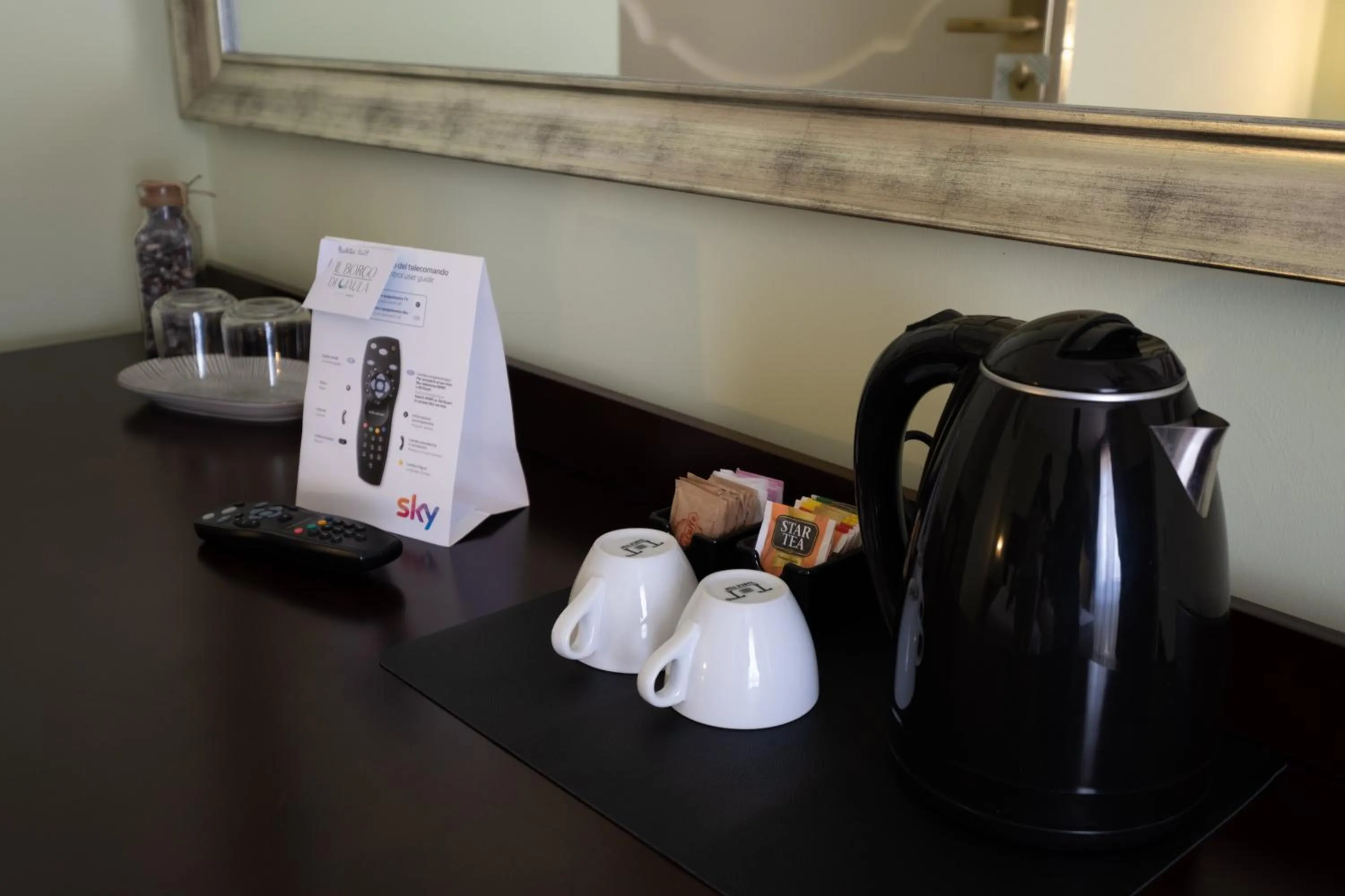 Decorative detail in Hotel Borgo di Ciàula