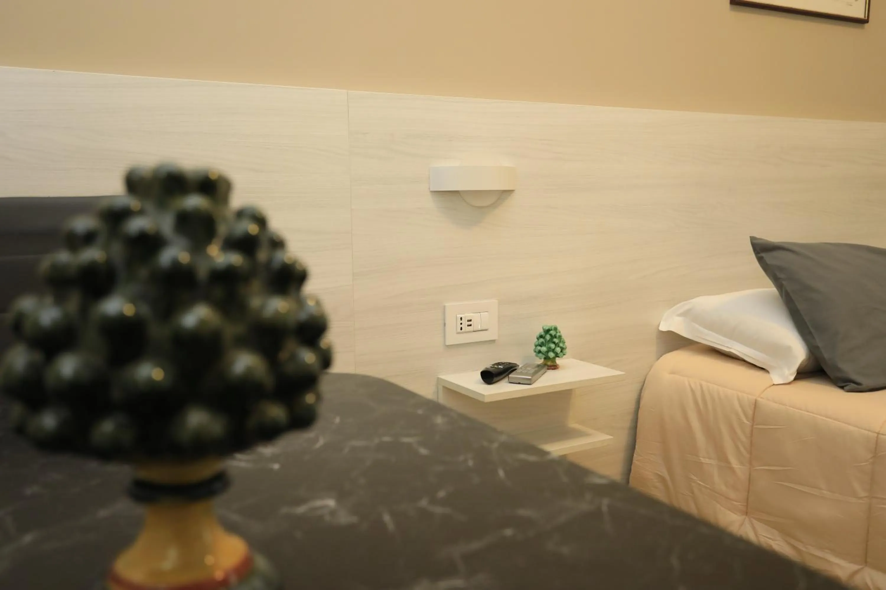 Decorative detail, Bed in B&B Costa degli Dei