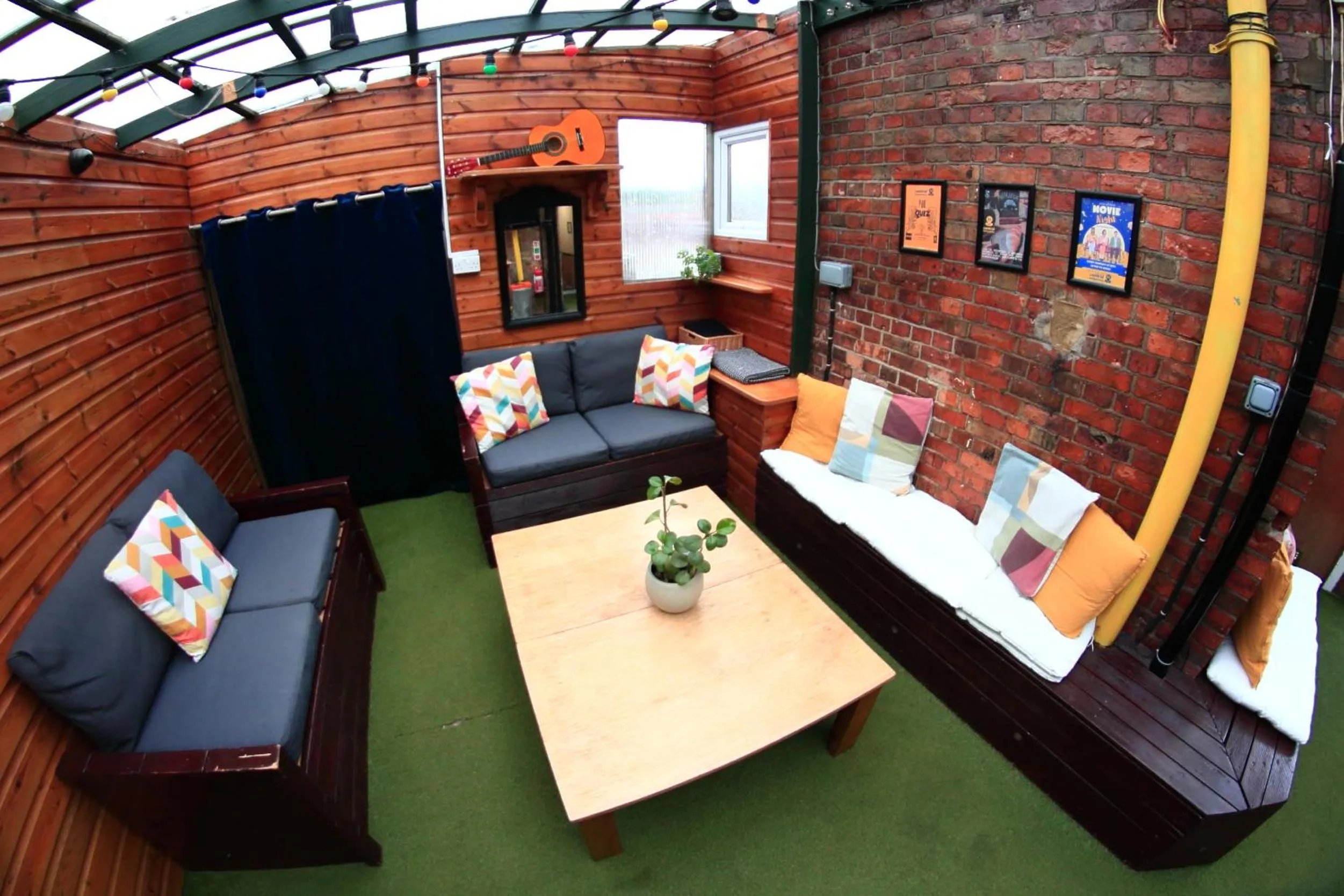 Balcony/Terrace in Central Backpackers