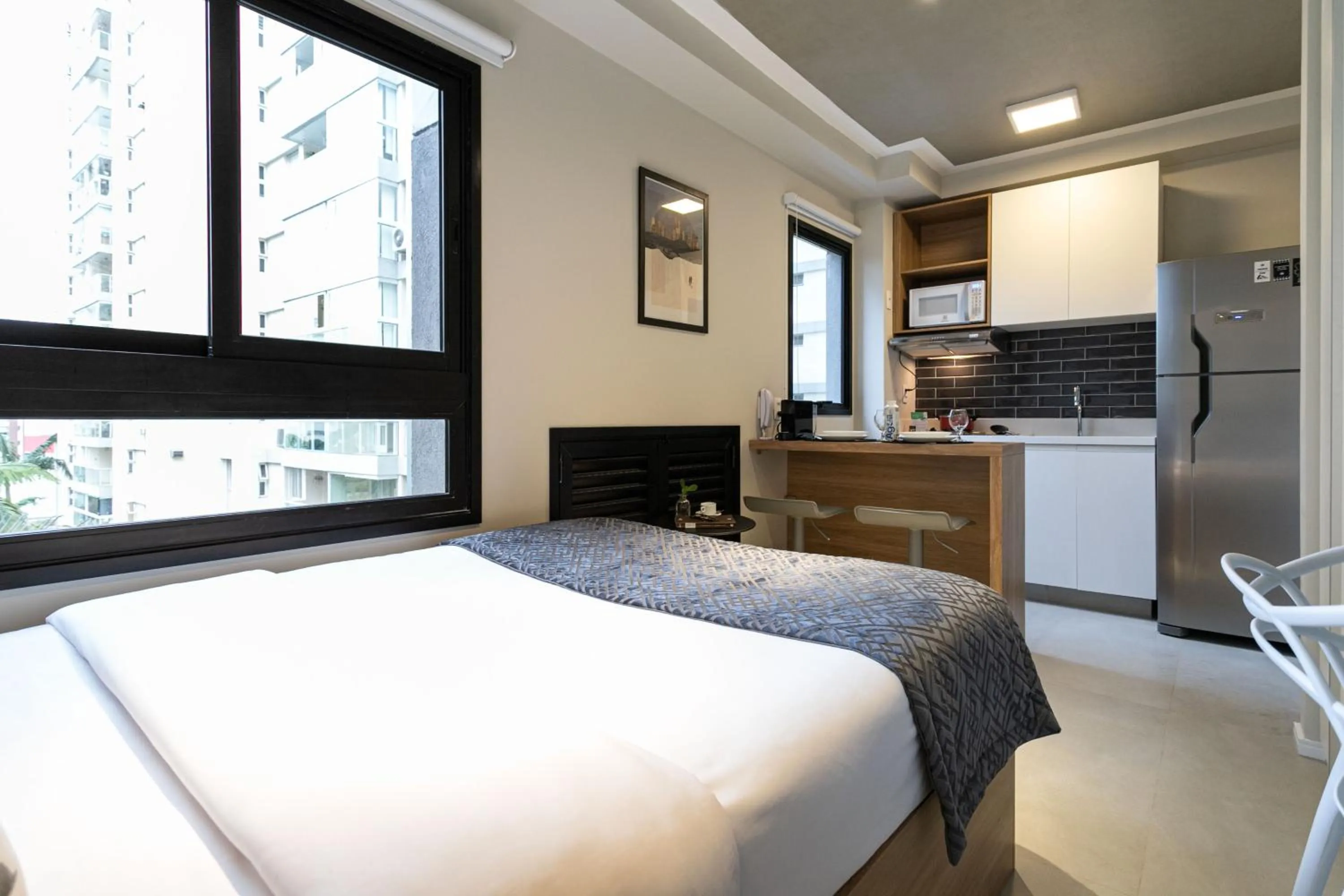 Bed in Charlie Itaim Bueno Brandão