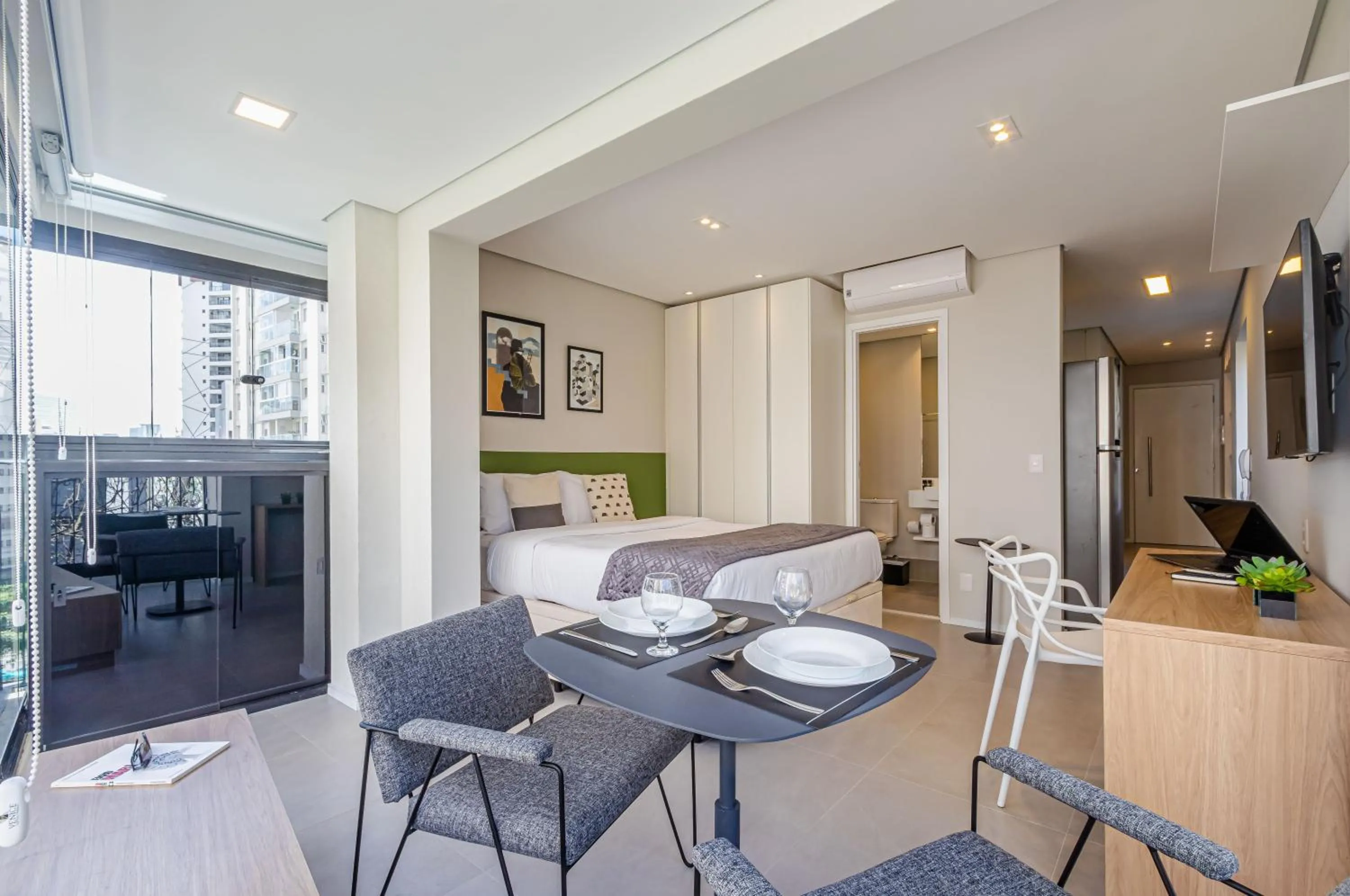 Bed in Charlie Itaim Bueno Brandão