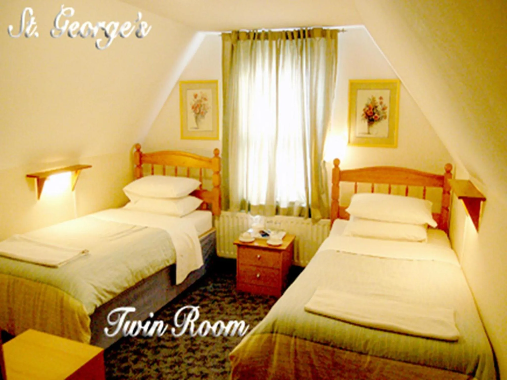 Bedroom, Bed in St. George's Lodge