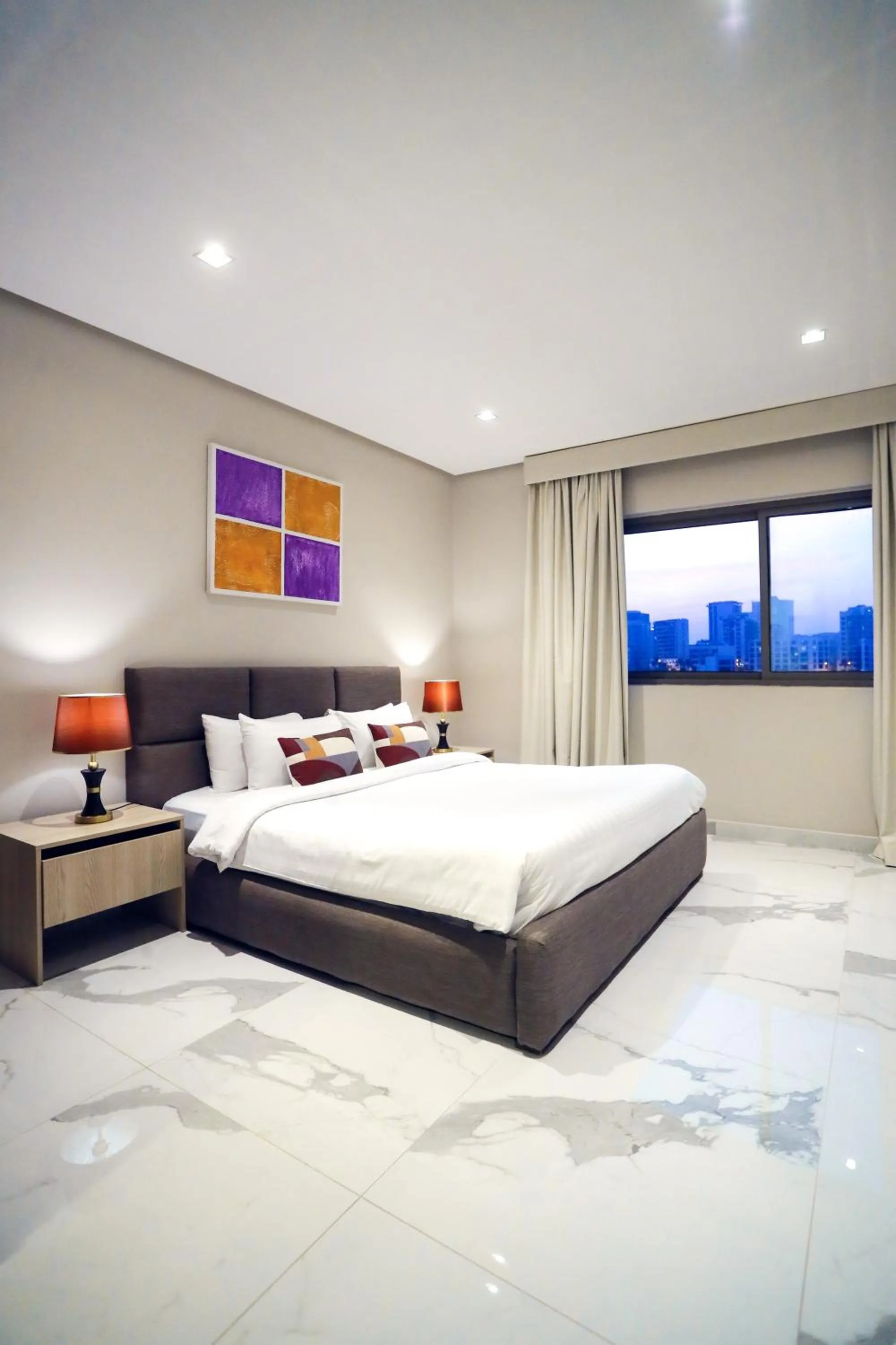 Bed in Sea Loft Villas