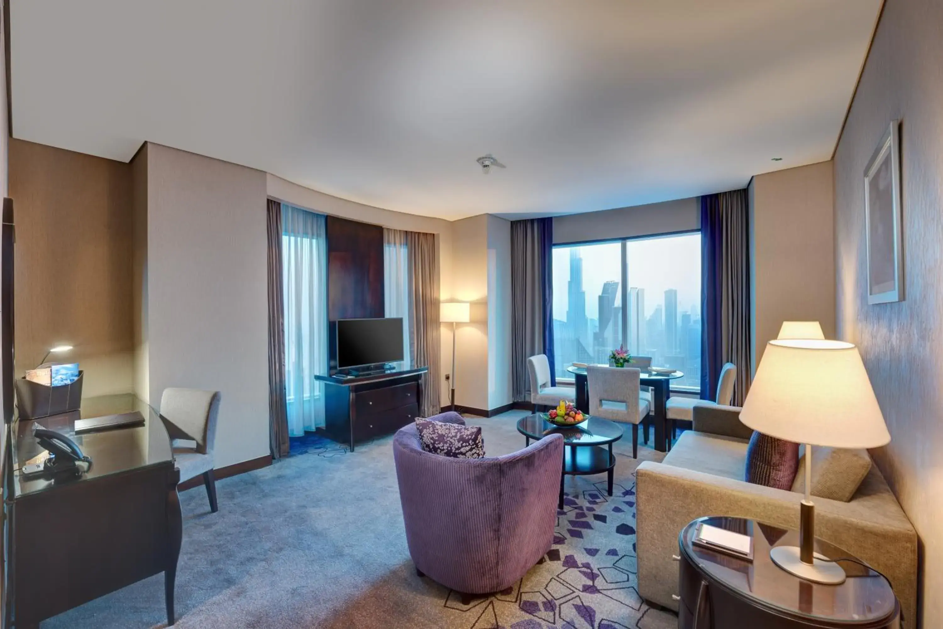 Living room in Rose Rayhaan by Rotana - Dubai Living room in Rose Rayhaan by Rotana - Dubai