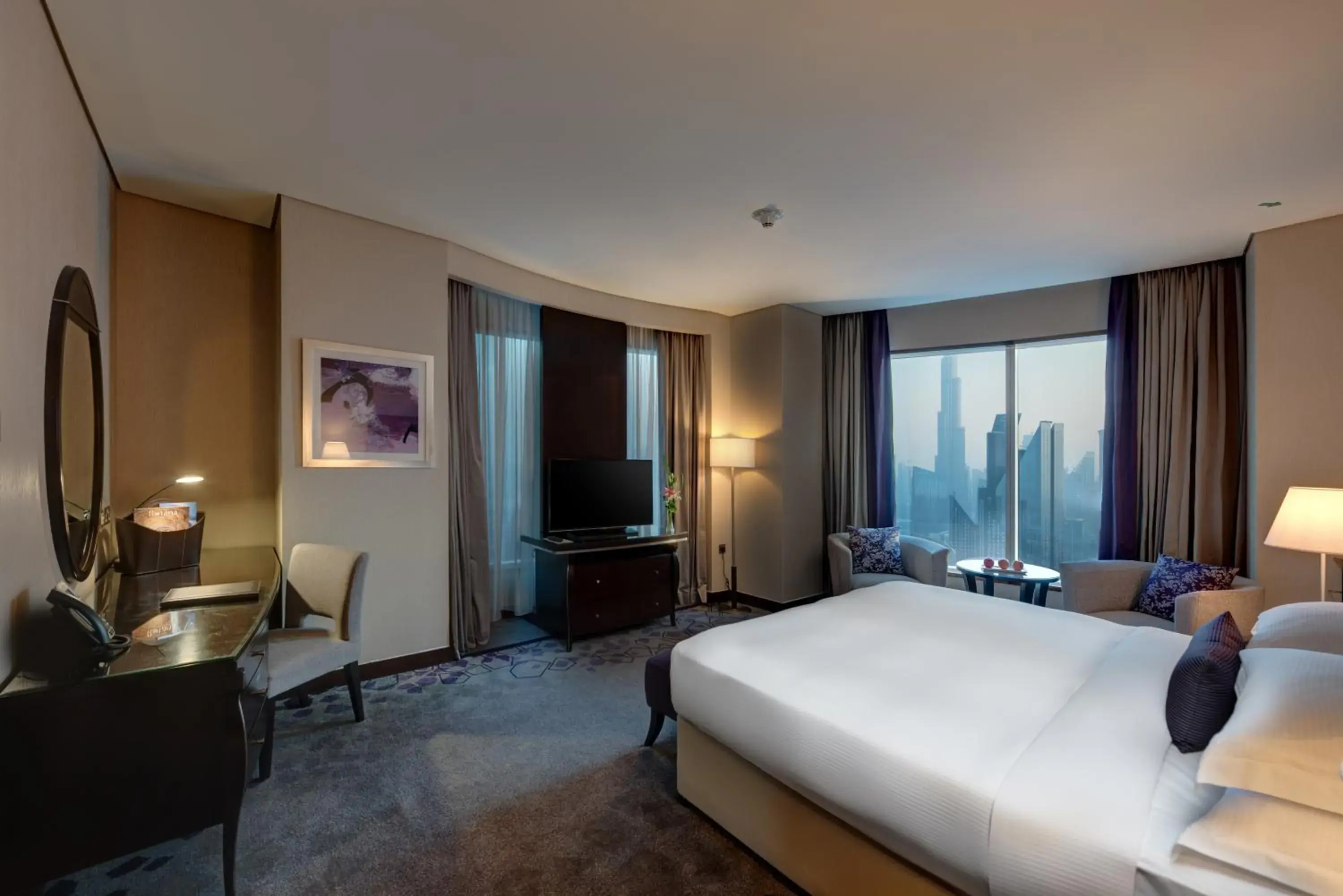 Bedroom, Bed in Rose Rayhaan by Rotana - Dubai Bedroom, Bed in Rose Rayhaan by Rotana - Dubai