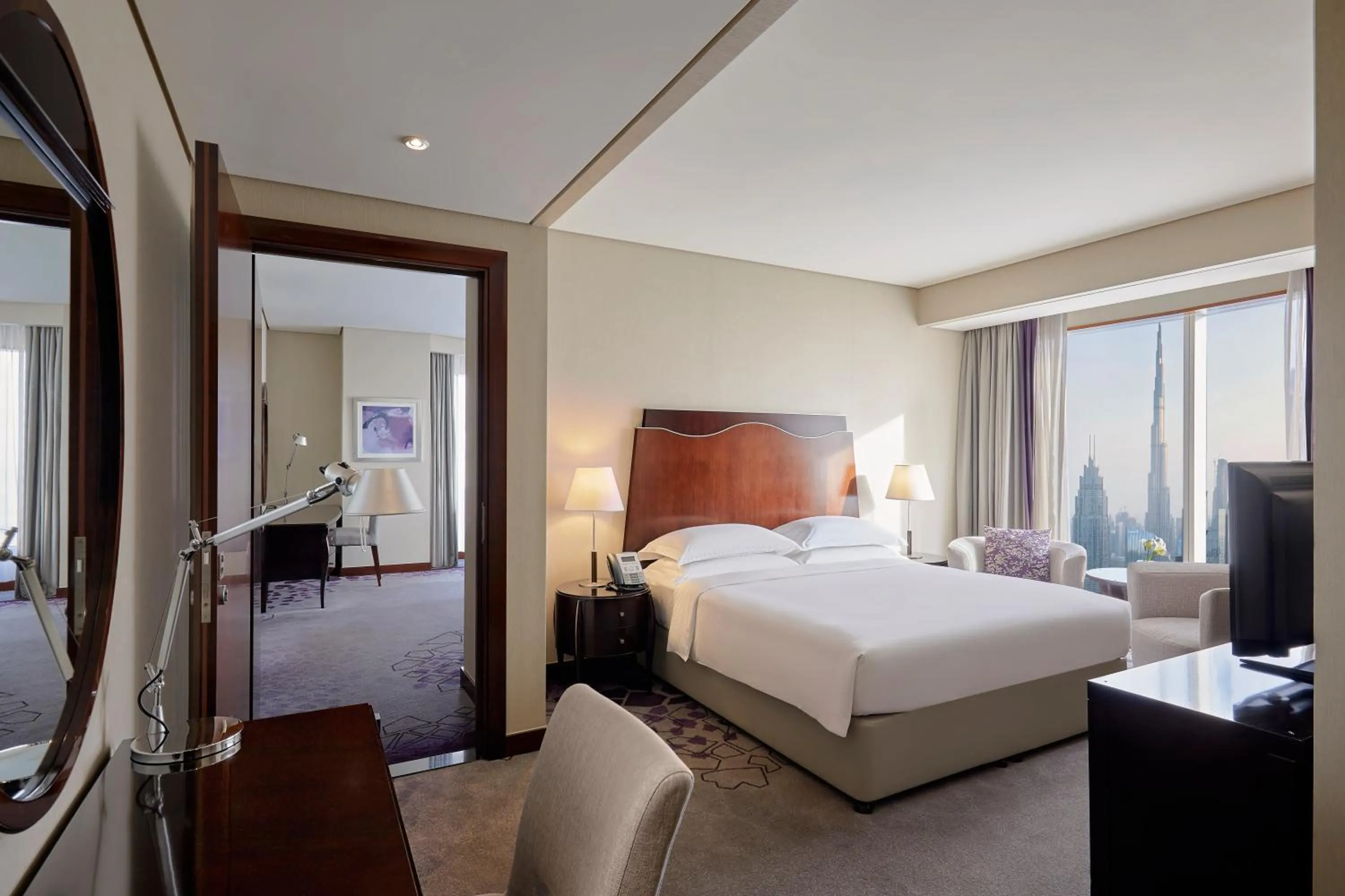 Bedroom, Bed in Rose Rayhaan by Rotana - Dubai
