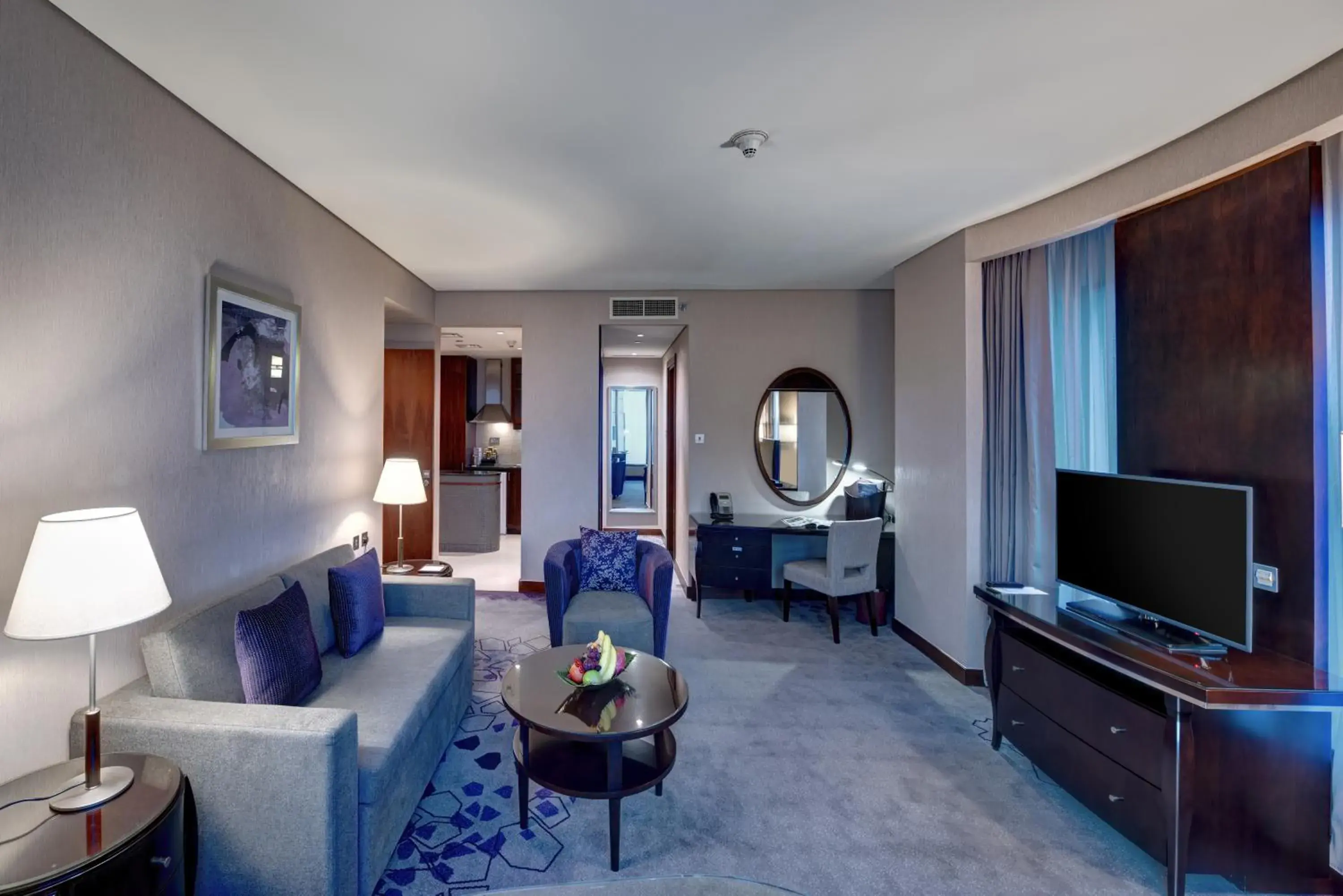 Living room in Rose Rayhaan by Rotana - Dubai Living room in Rose Rayhaan by Rotana - Dubai