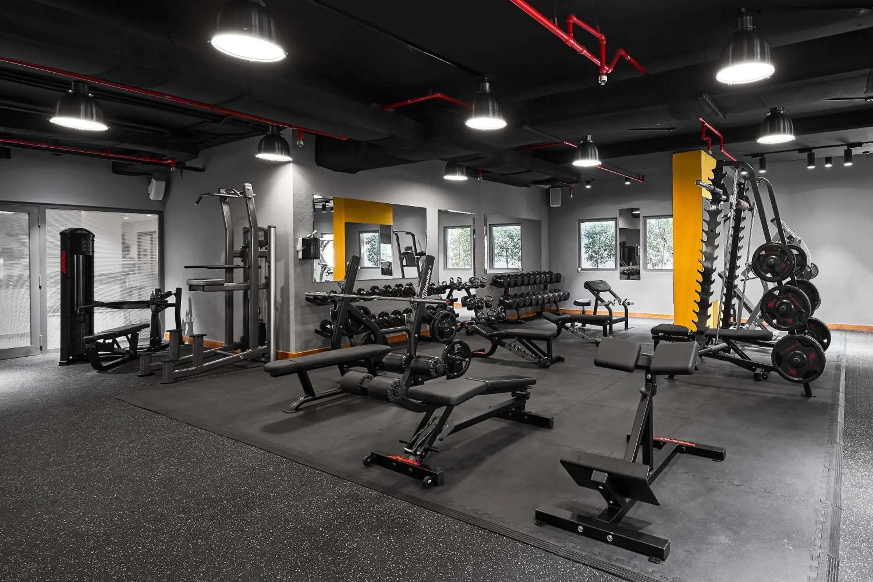 Fitness centre/facilities in Rose Rayhaan by Rotana - Dubai Fitness centre/facilities in Rose Rayhaan by Rotana - Dubai