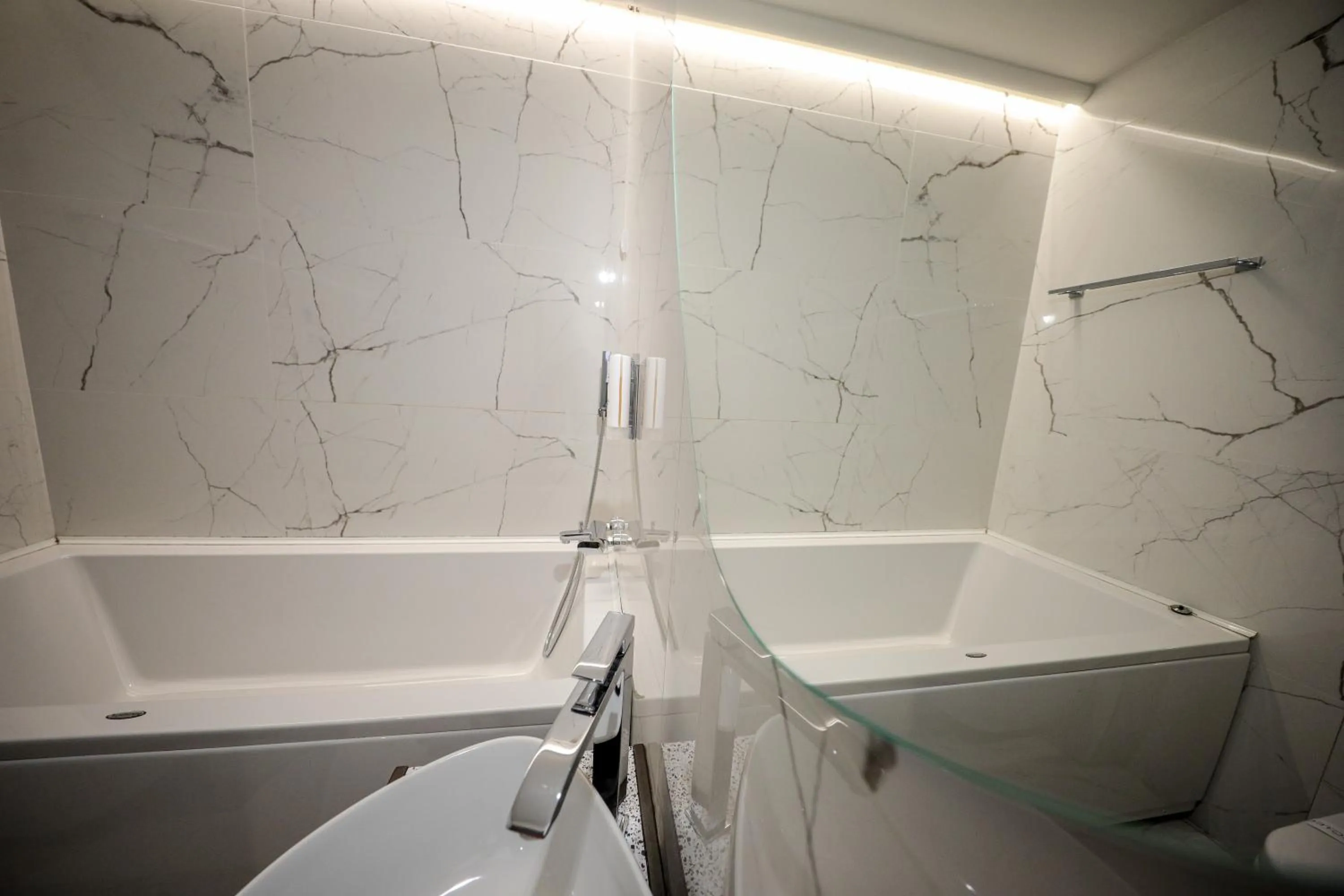 Bathroom in Hotel Botanica