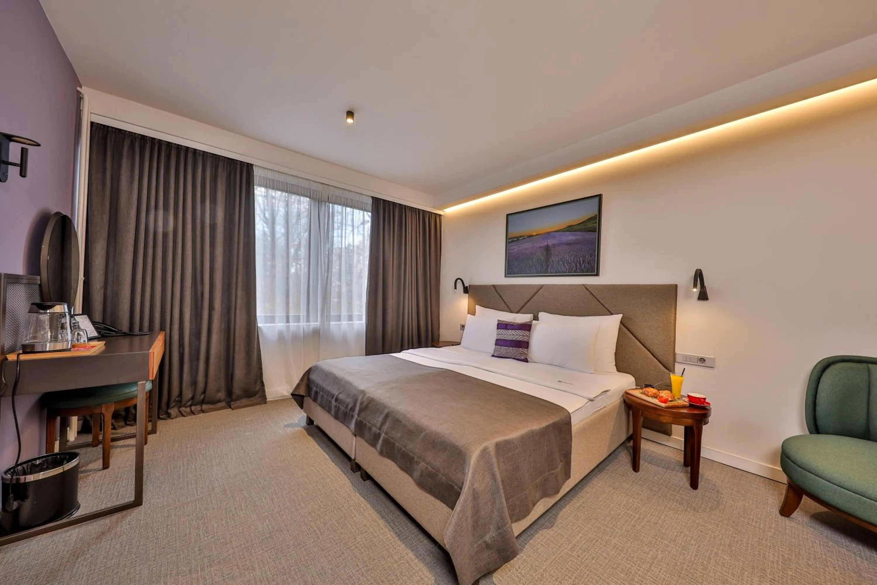 Bedroom, Bed in Hotel Botanica