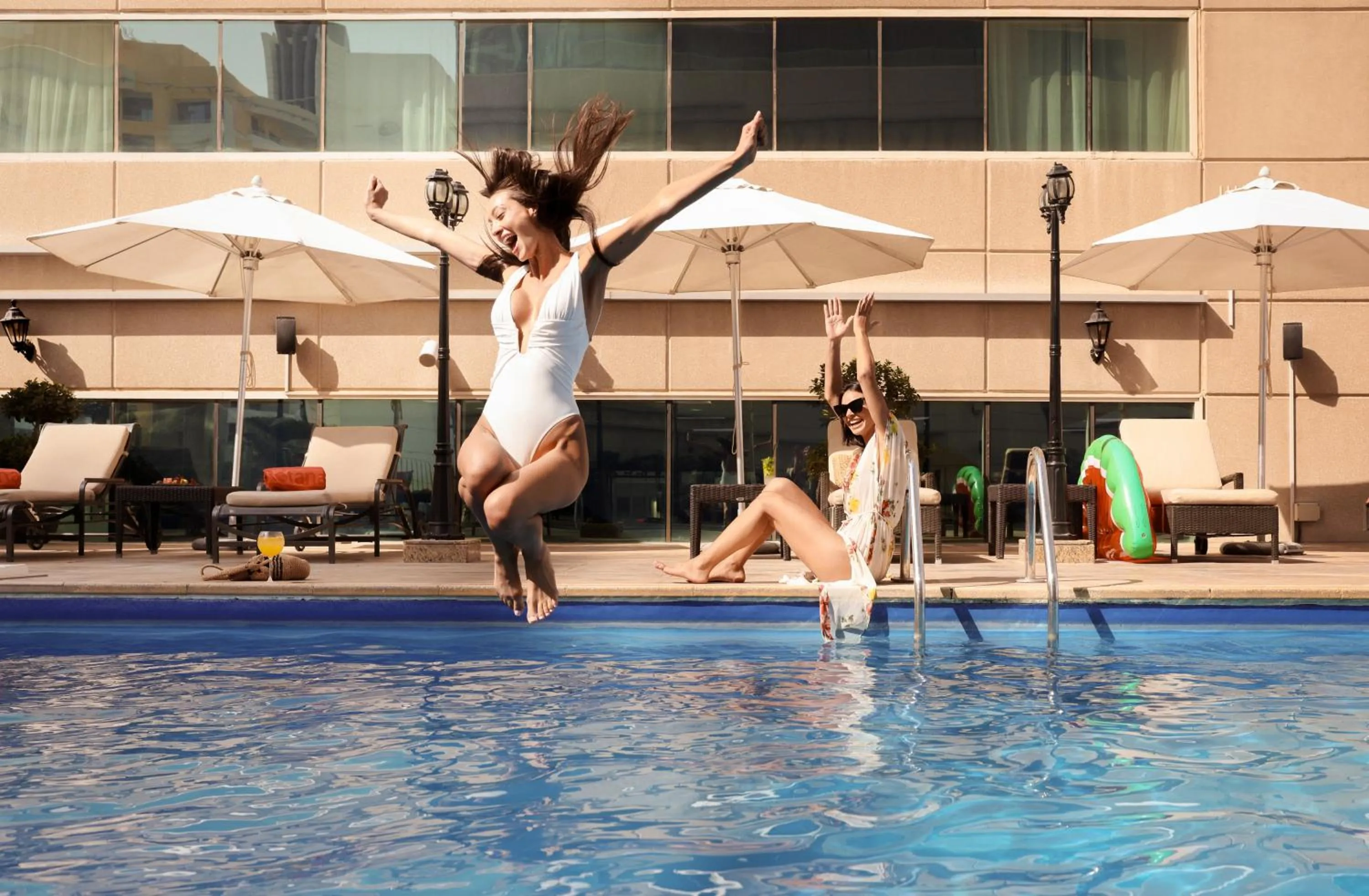 Swimming pool in Media Rotana Dubai