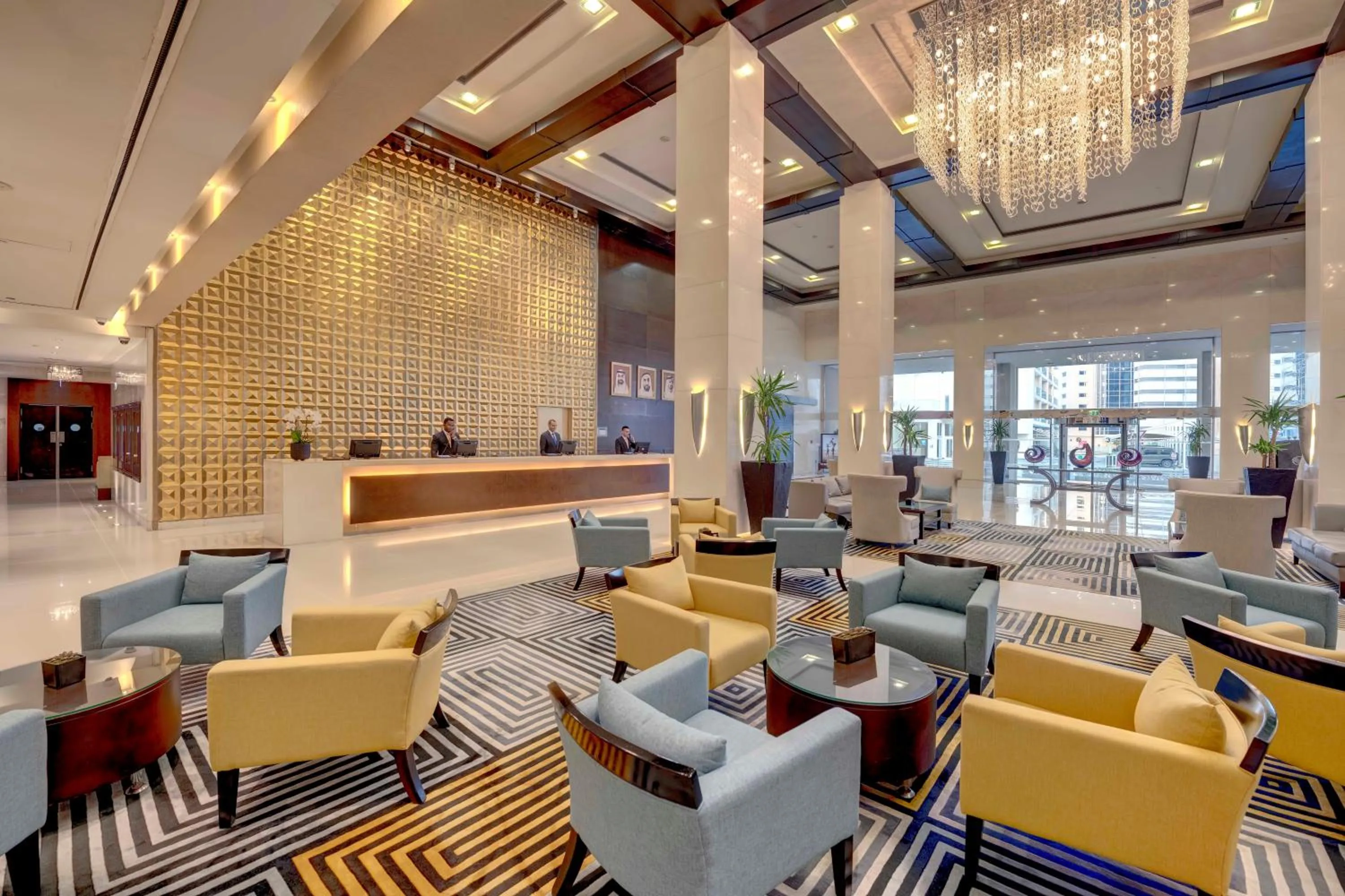 Lobby or reception in Media Rotana Dubai