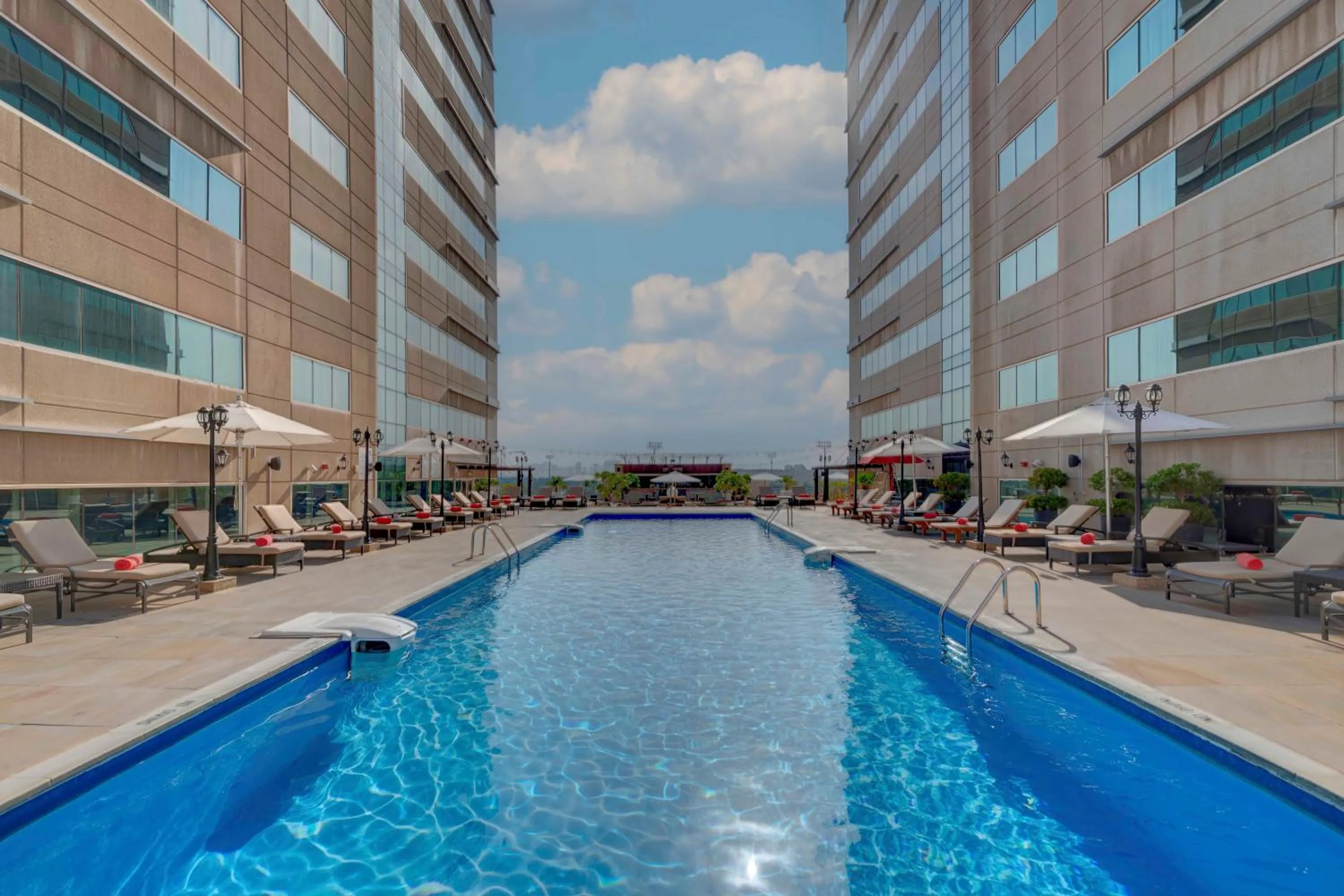 Swimming pool in Media Rotana Dubai