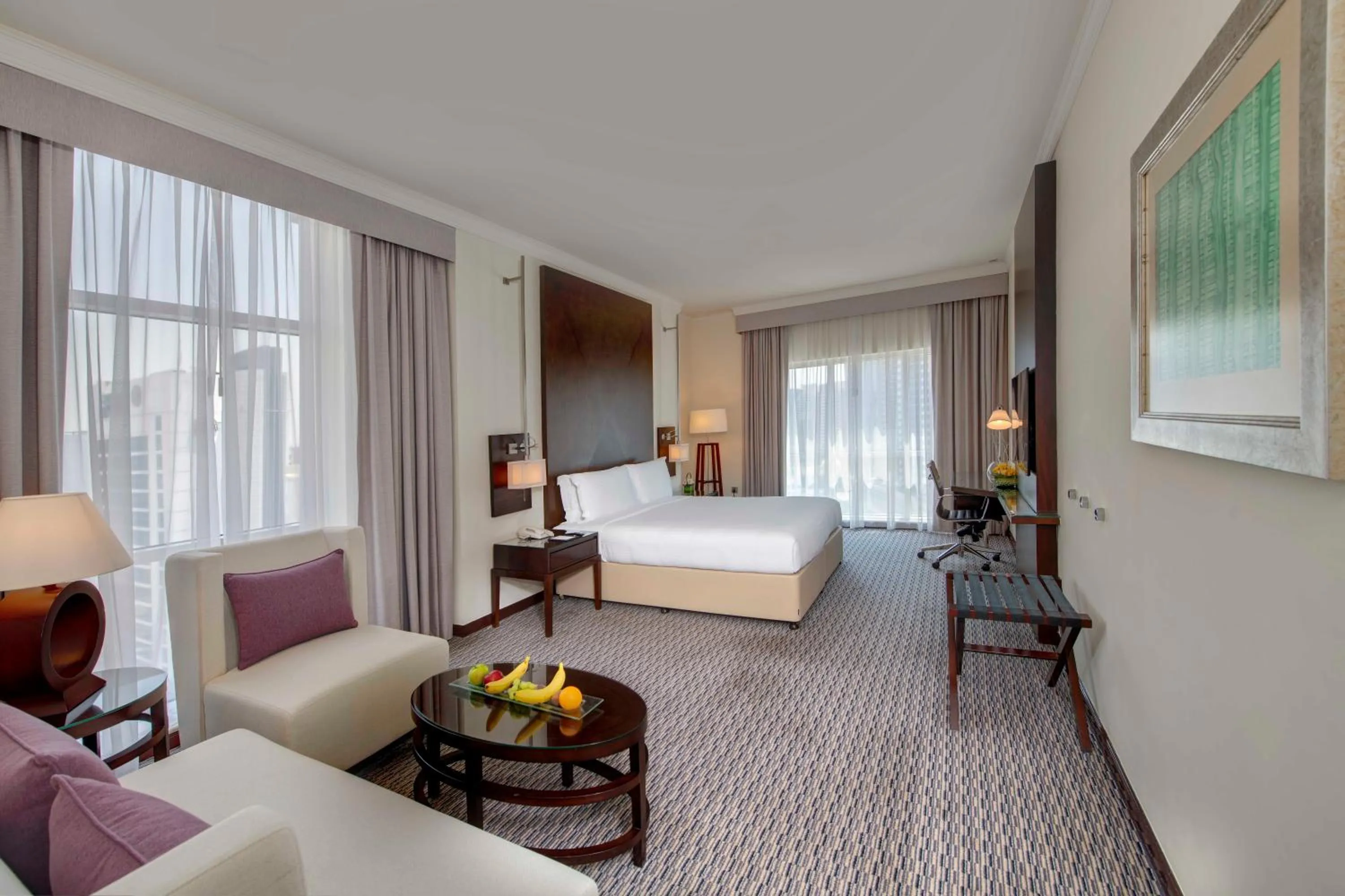 Photo of the whole room, Bed in Media Rotana Dubai