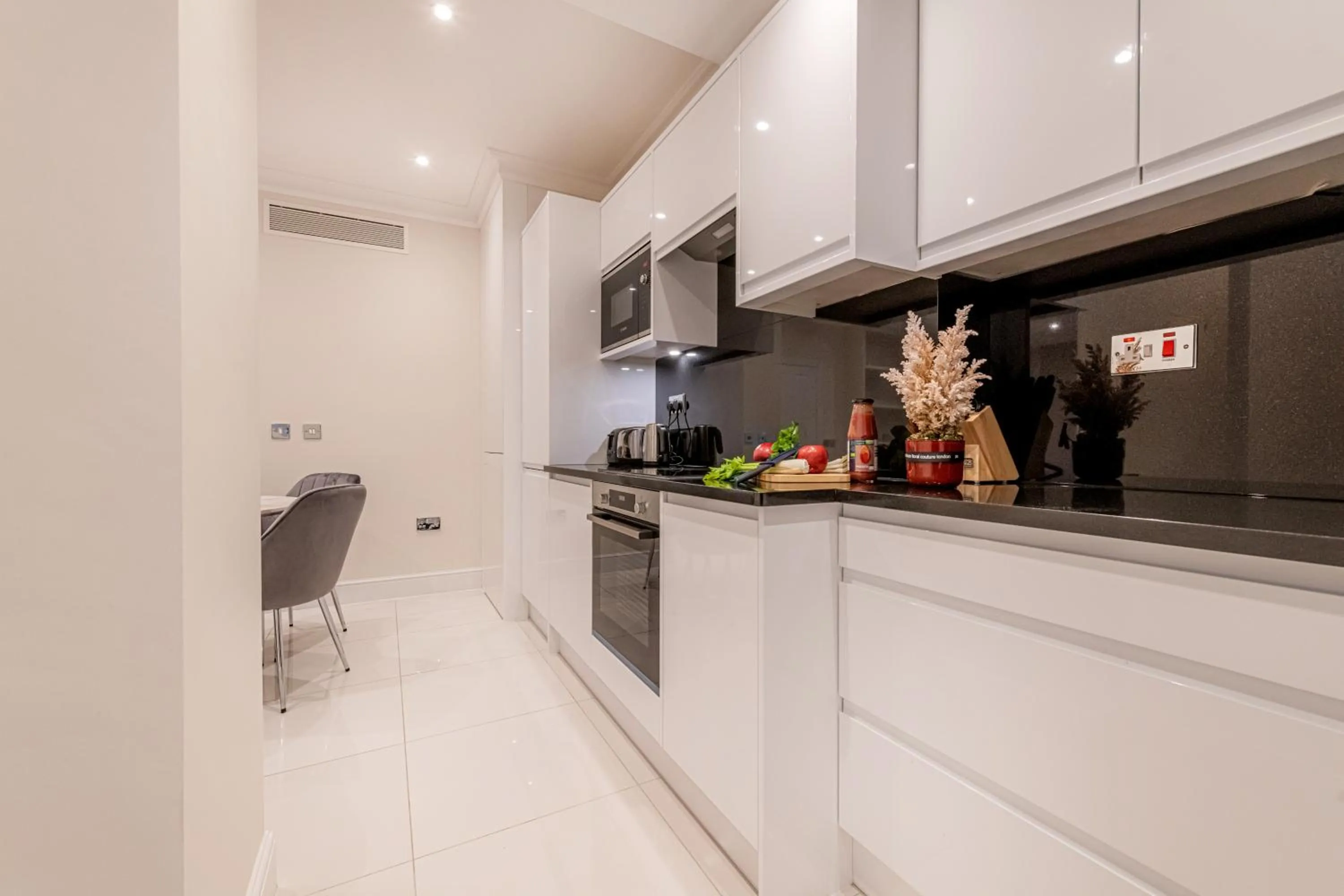kitchen in Chesham Court Knightsbridge