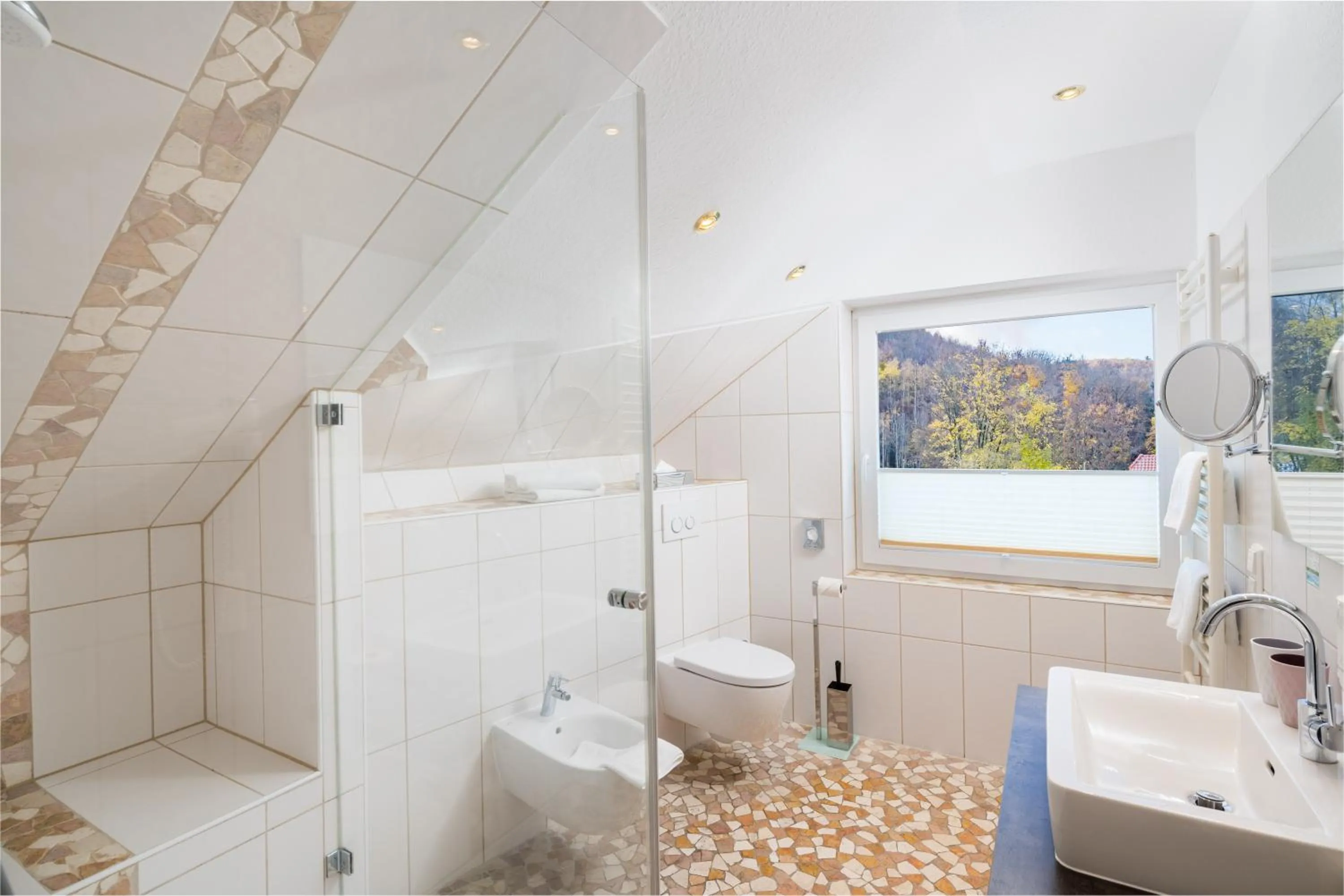 Bathroom in Hotel Tannenhof