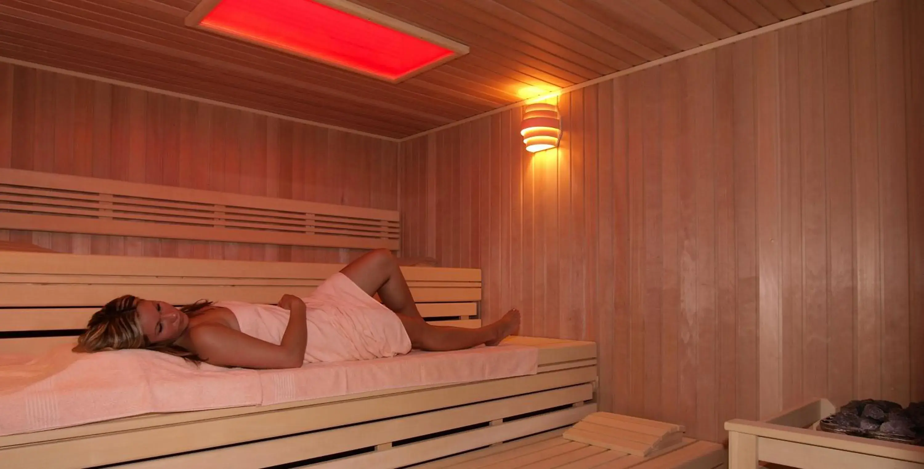 Sauna in DAS HUDEWALD Hotel & Resort