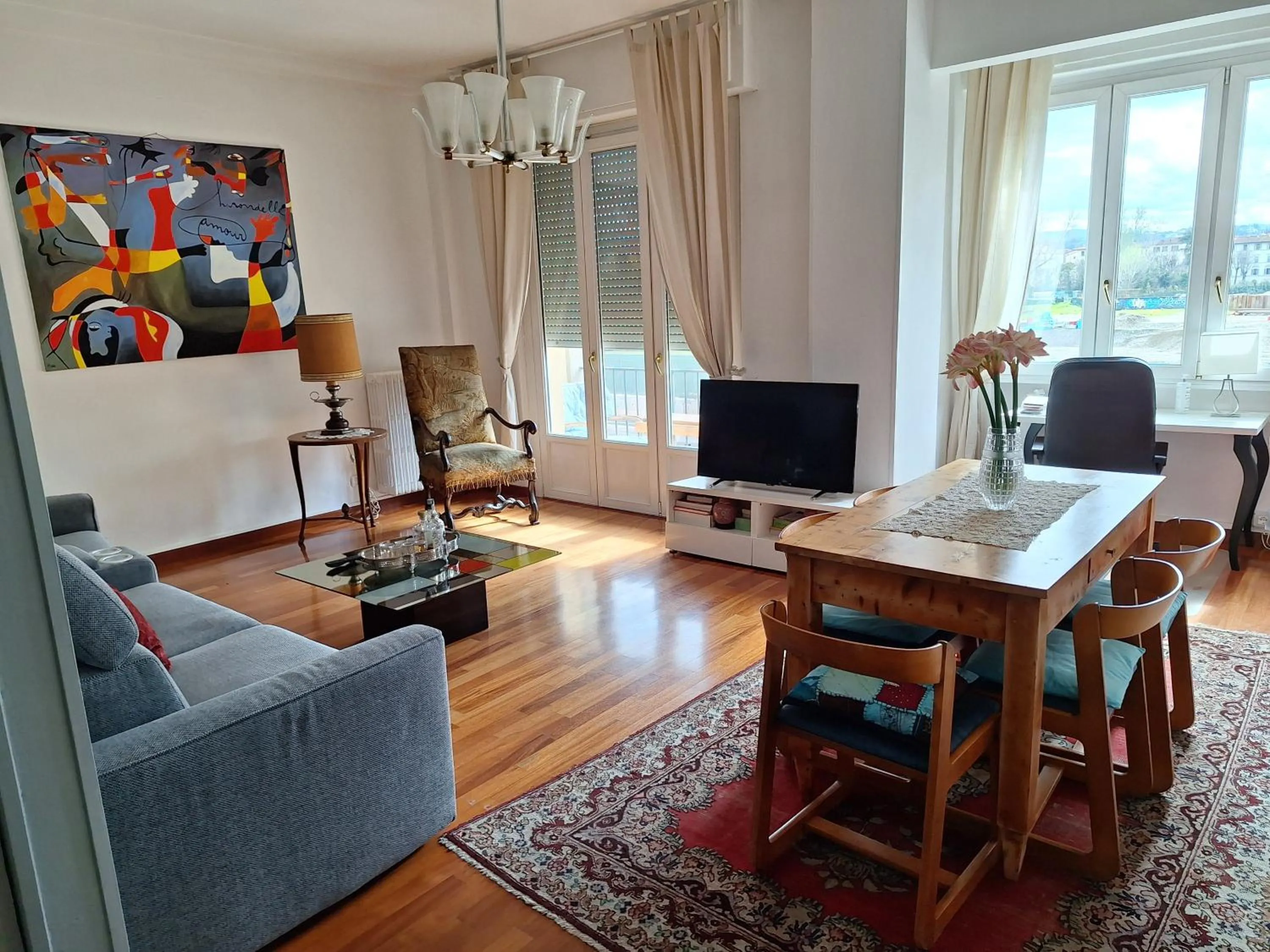 Arno River view Apartment Terraces, Free Parking