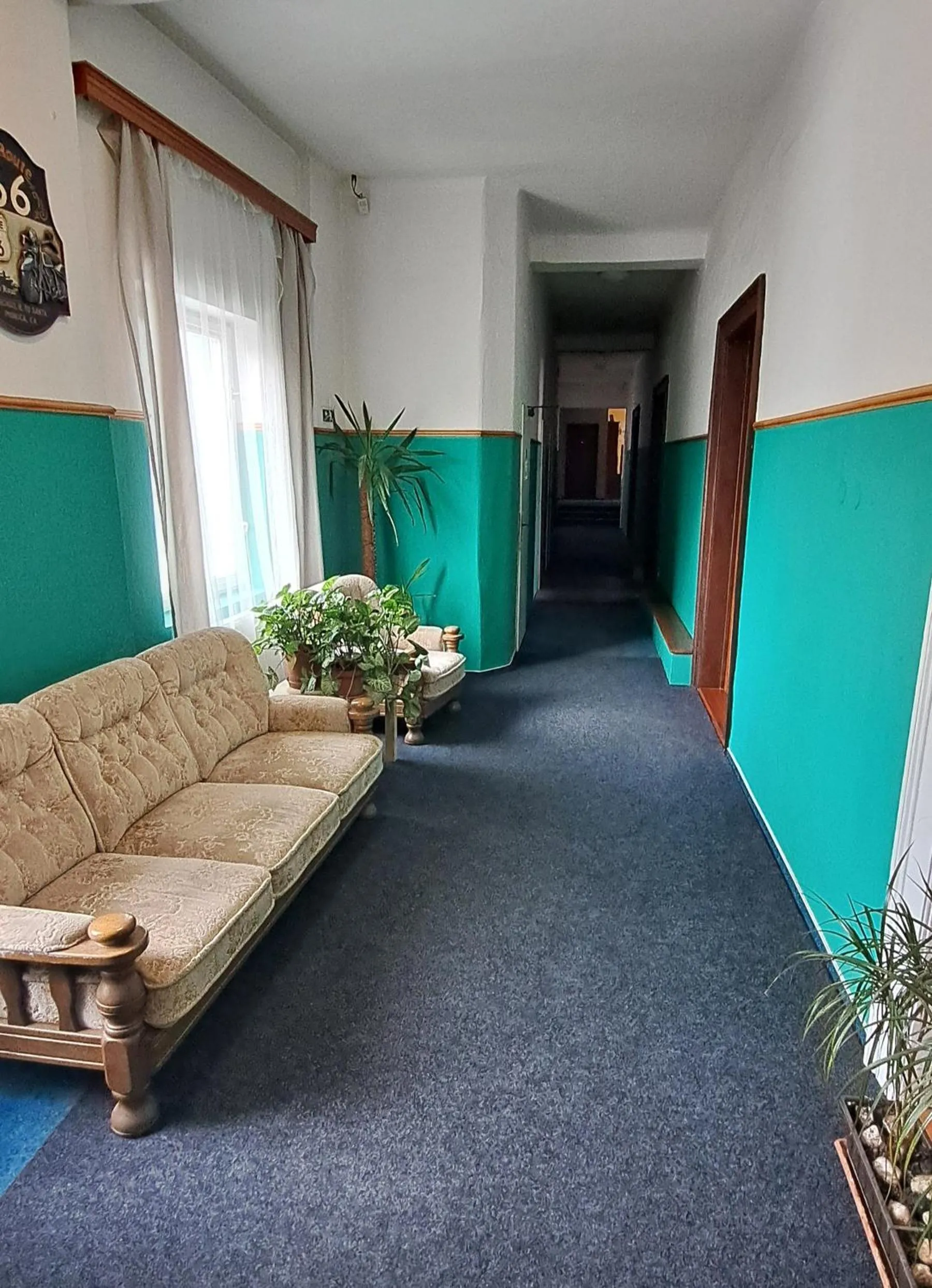 Seating area in Hotel Mrázek
