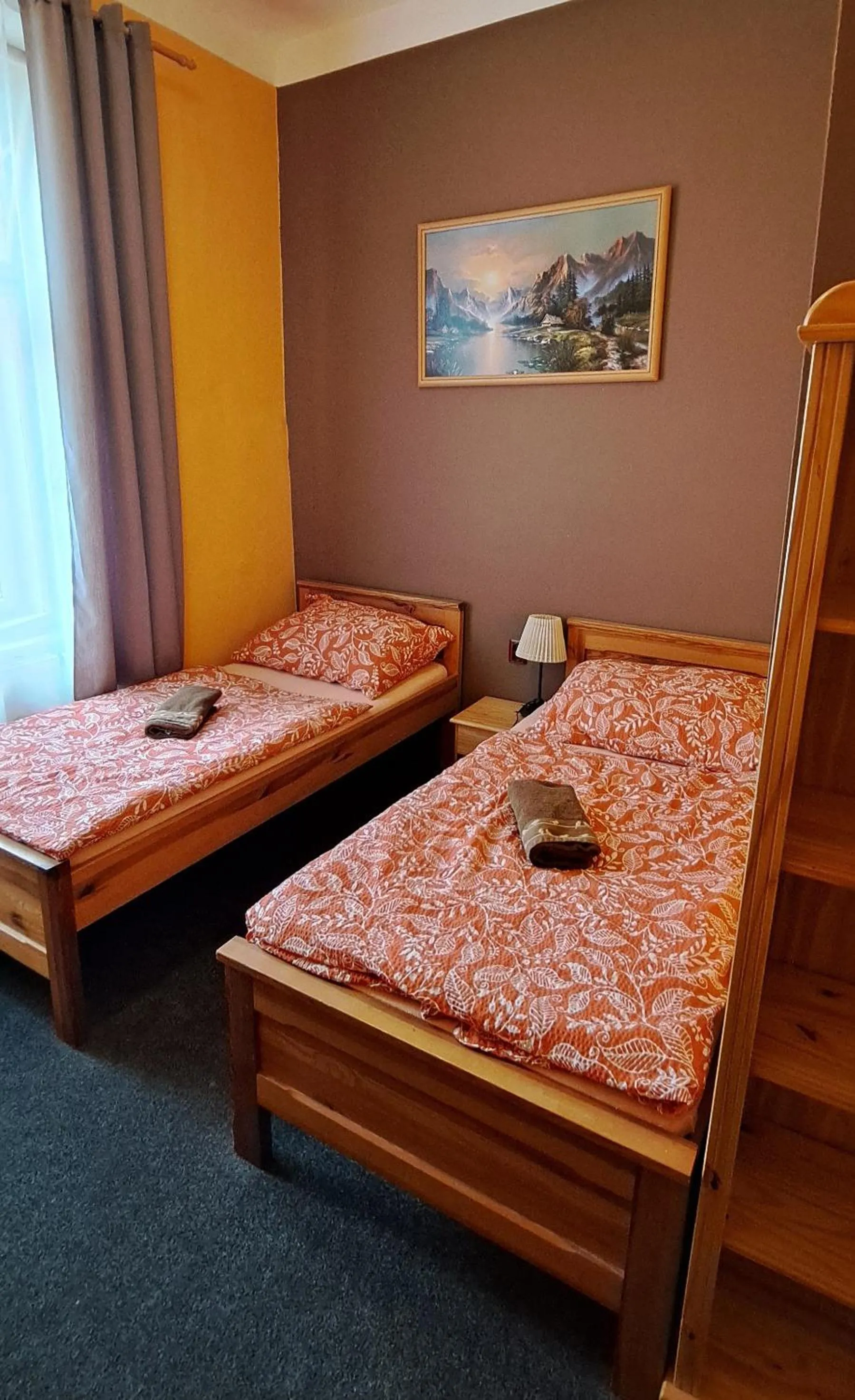 Bed in Hotel Mrázek