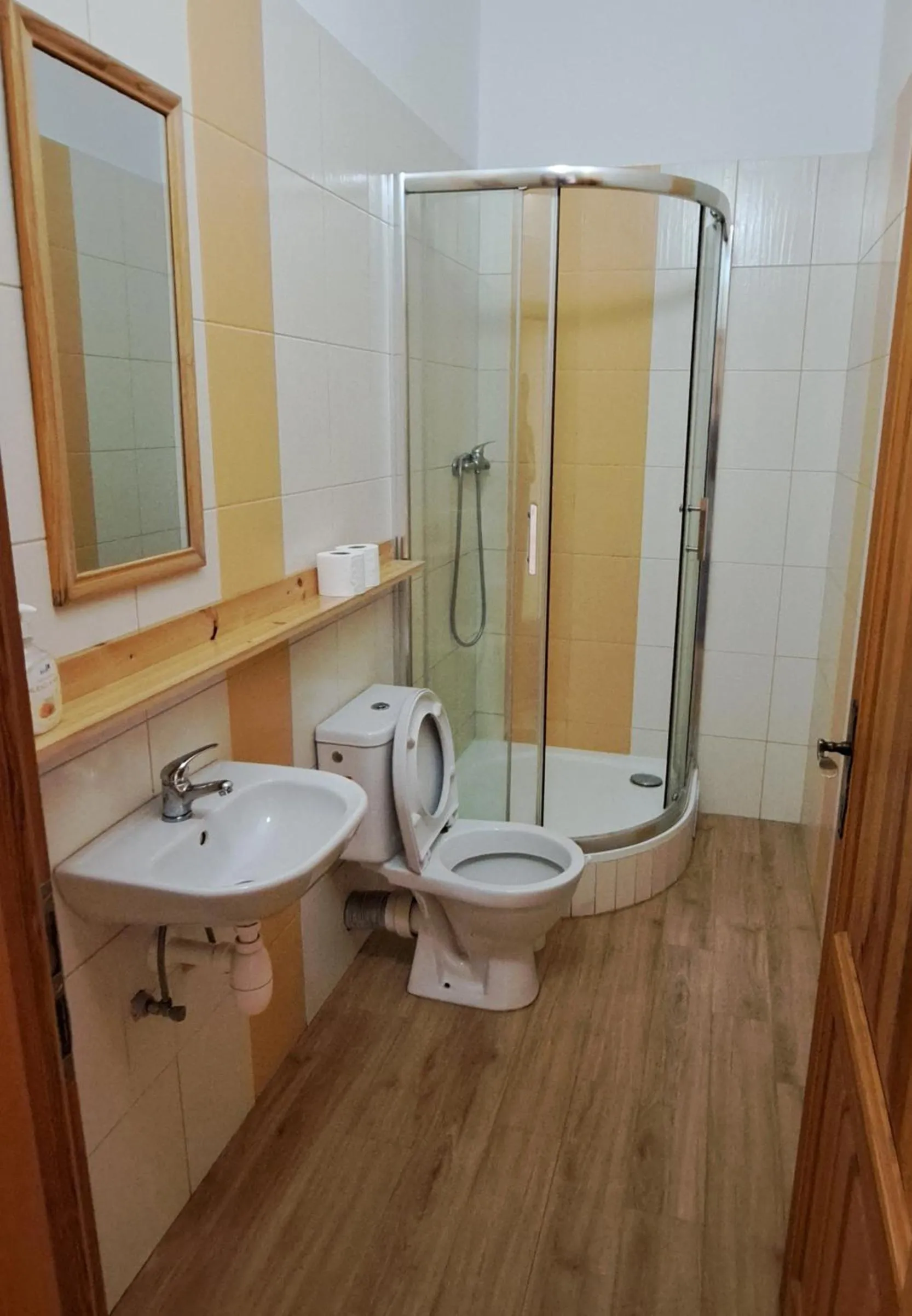 Shower in Hotel Mrázek