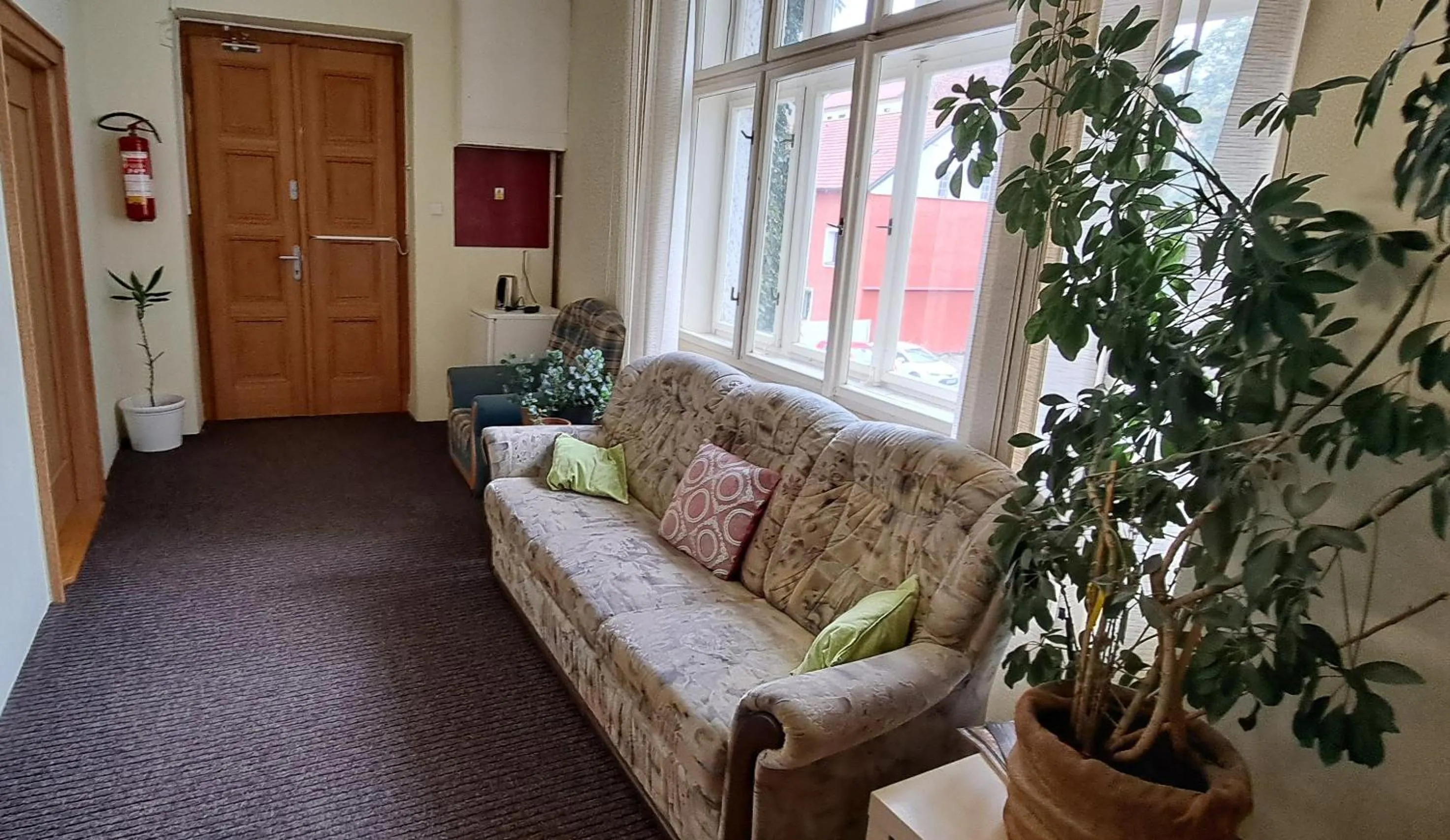 Seating area in Hotel Mrázek