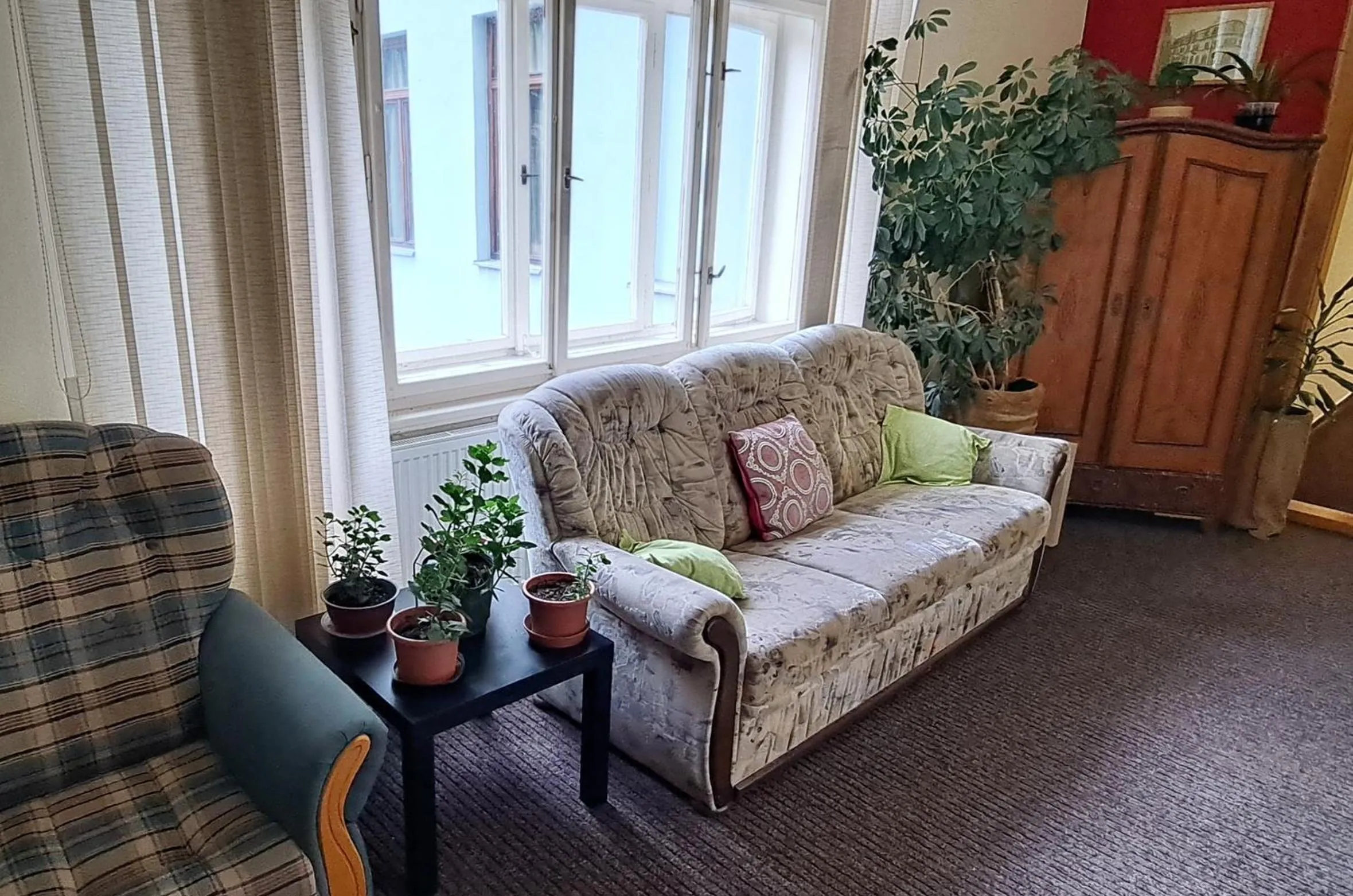 Seating area in Hotel Mrázek