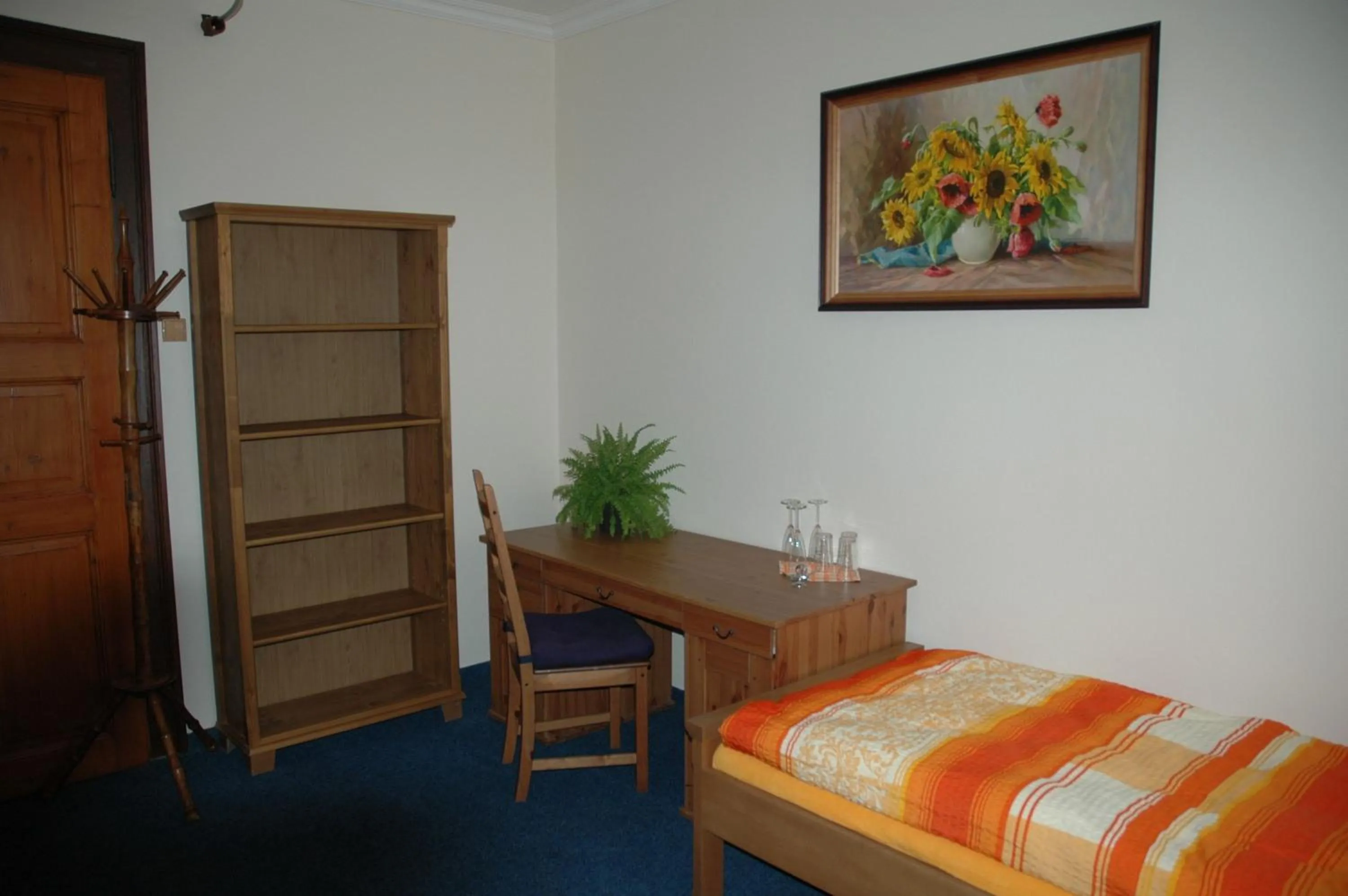 Bed in Hotel Mrázek