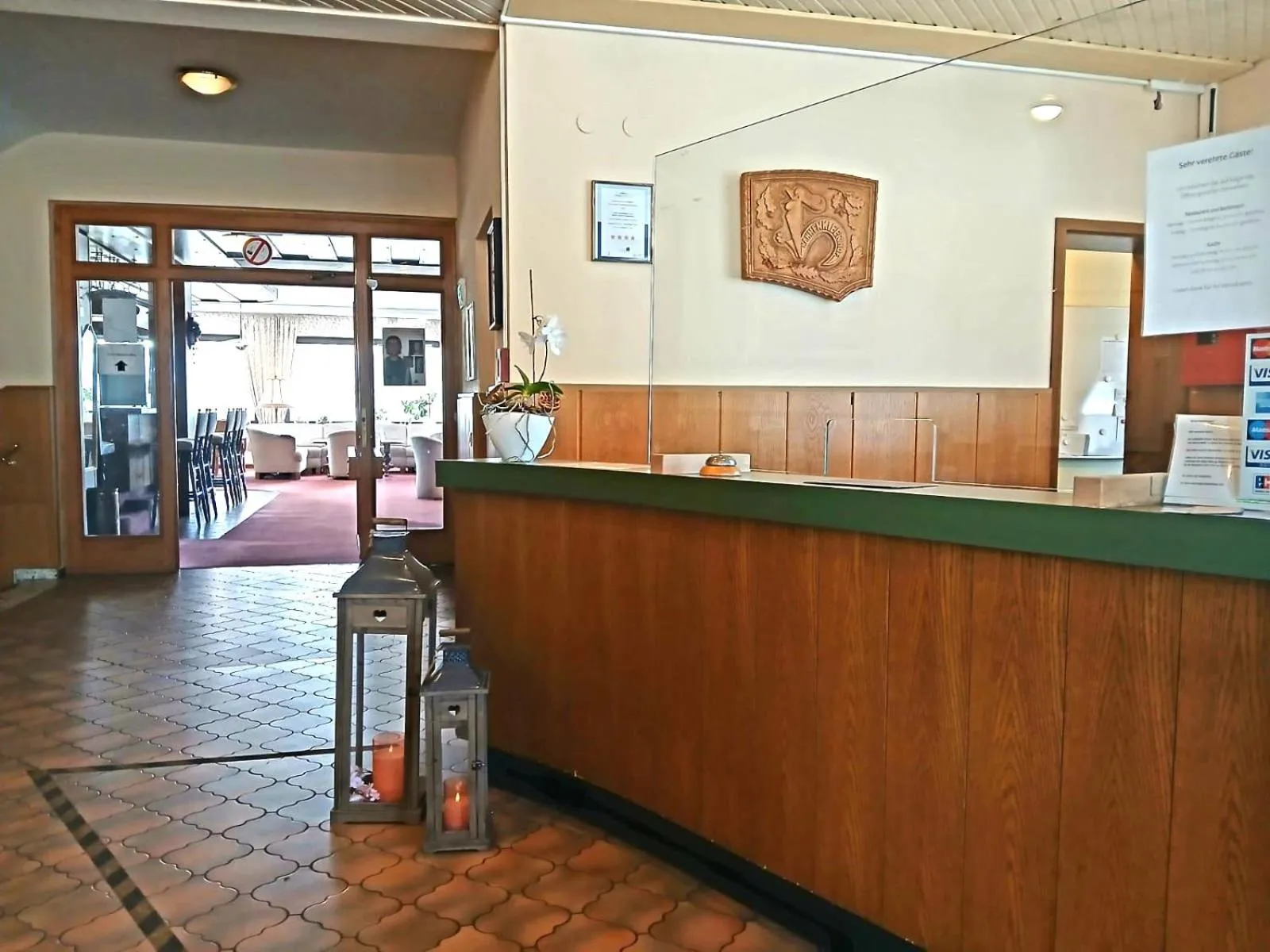 Lobby or reception in Hotel Hahnenkleer Hof