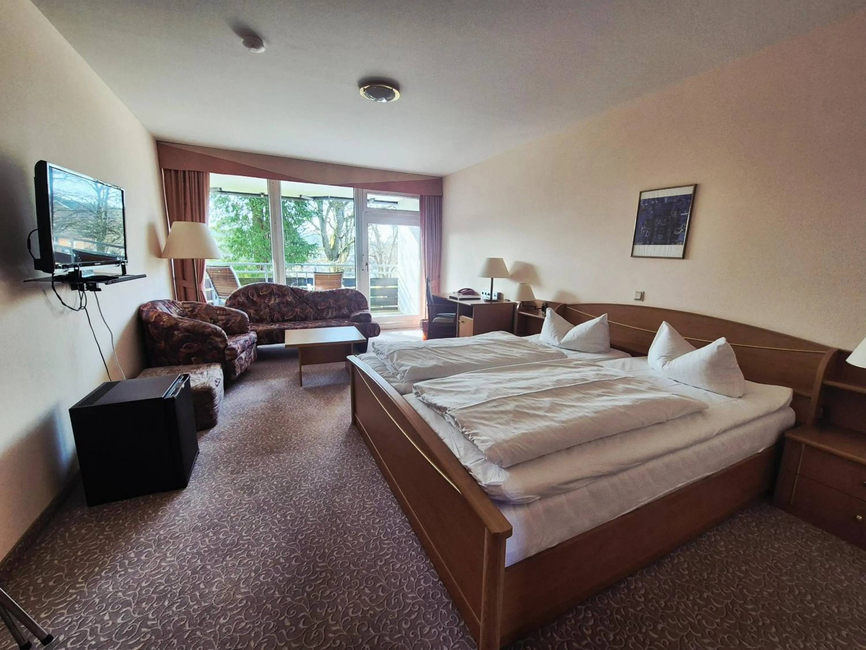 Bed in Hotel Hahnenkleer Hof