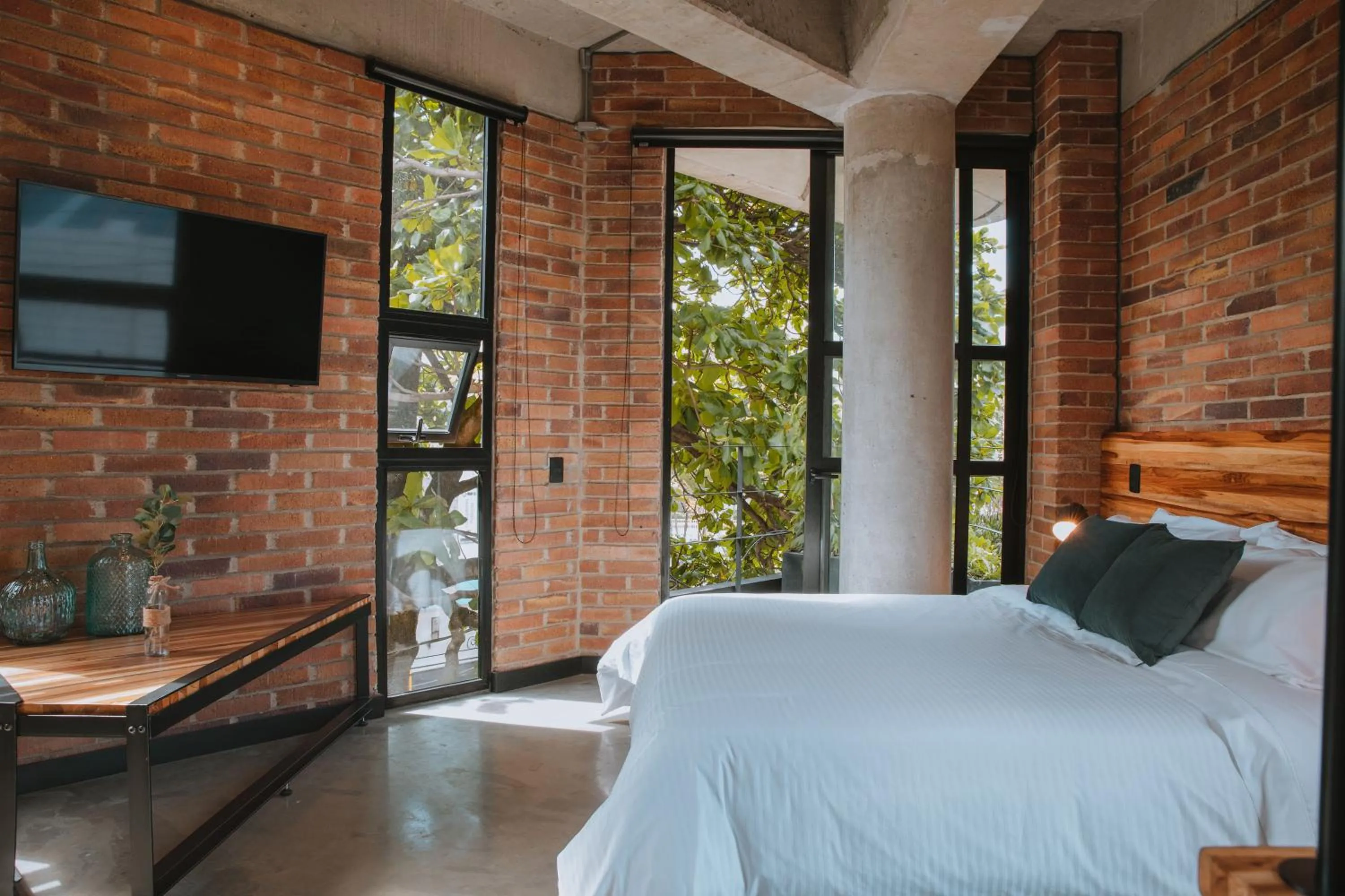 Bed in Hotel 3450 Living Lofts