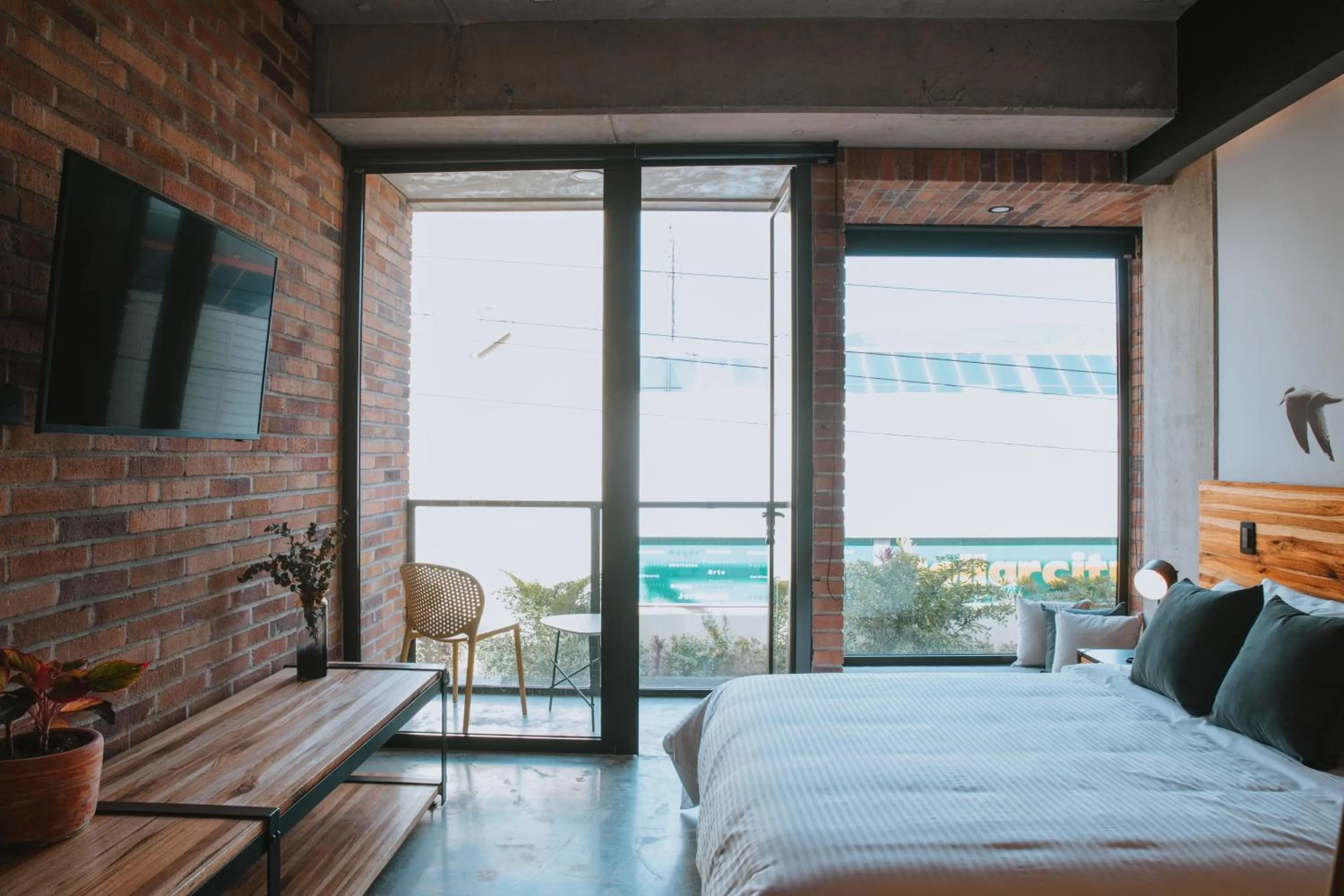 Bed in Hotel 3450 Living Lofts