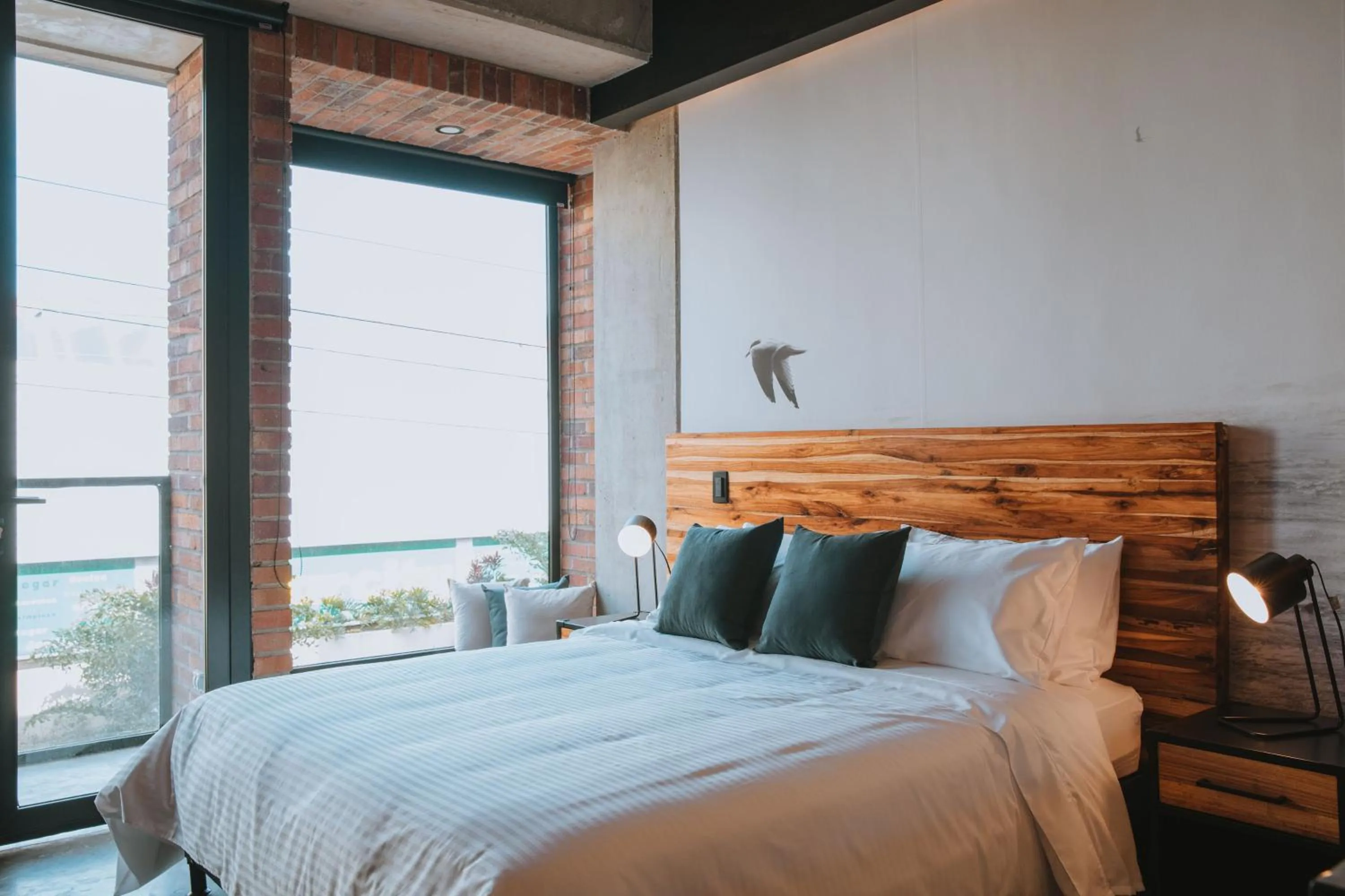 Bed in Hotel 3450 Living Lofts